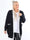 Rosie - Feminin plus size strikcardigan med hvid blondekant