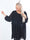 Wanda long sleeve - Plus size tunikakjole i chiffon