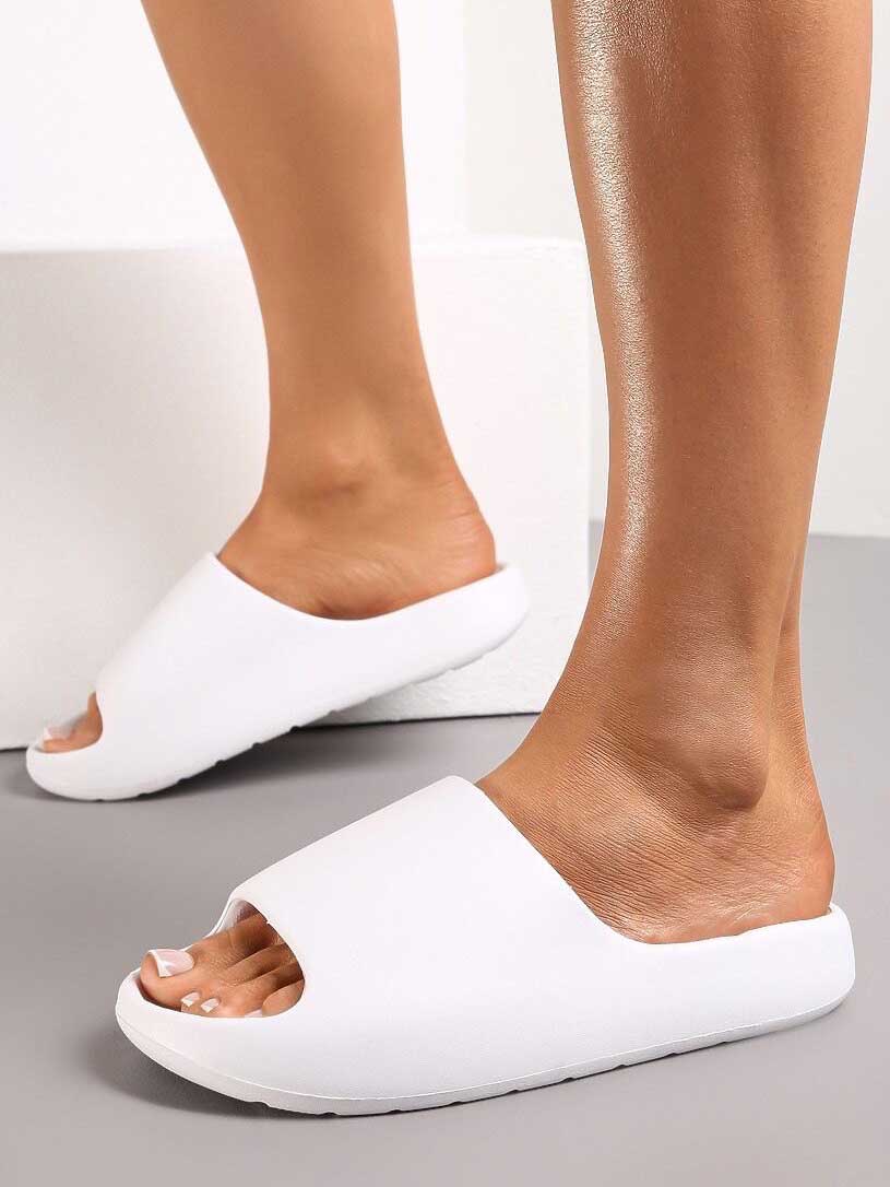 Ciabatte - Ensfarvet slippers