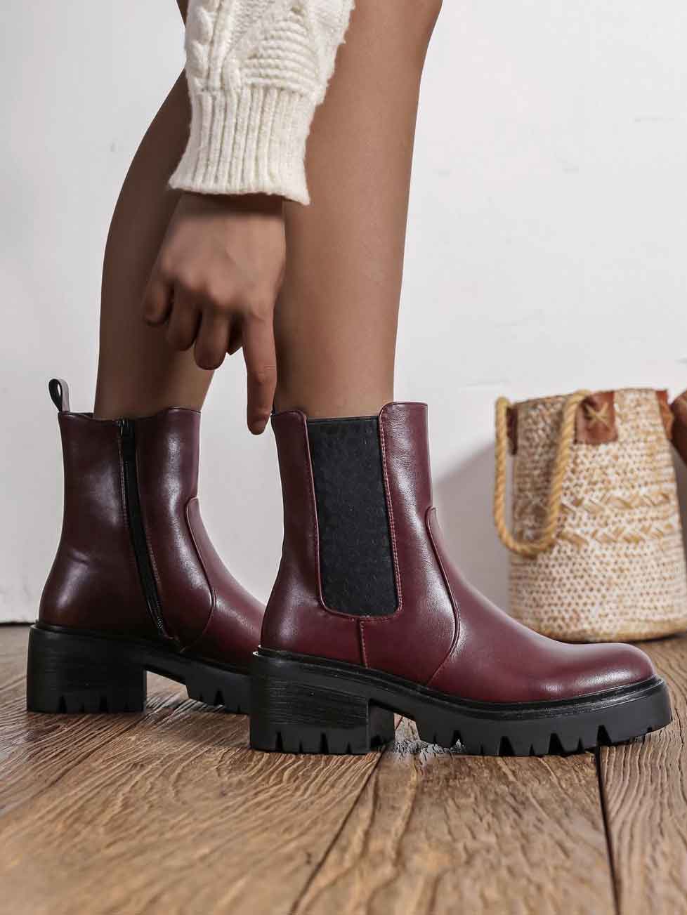 Ourania - Støvler med chunky sål