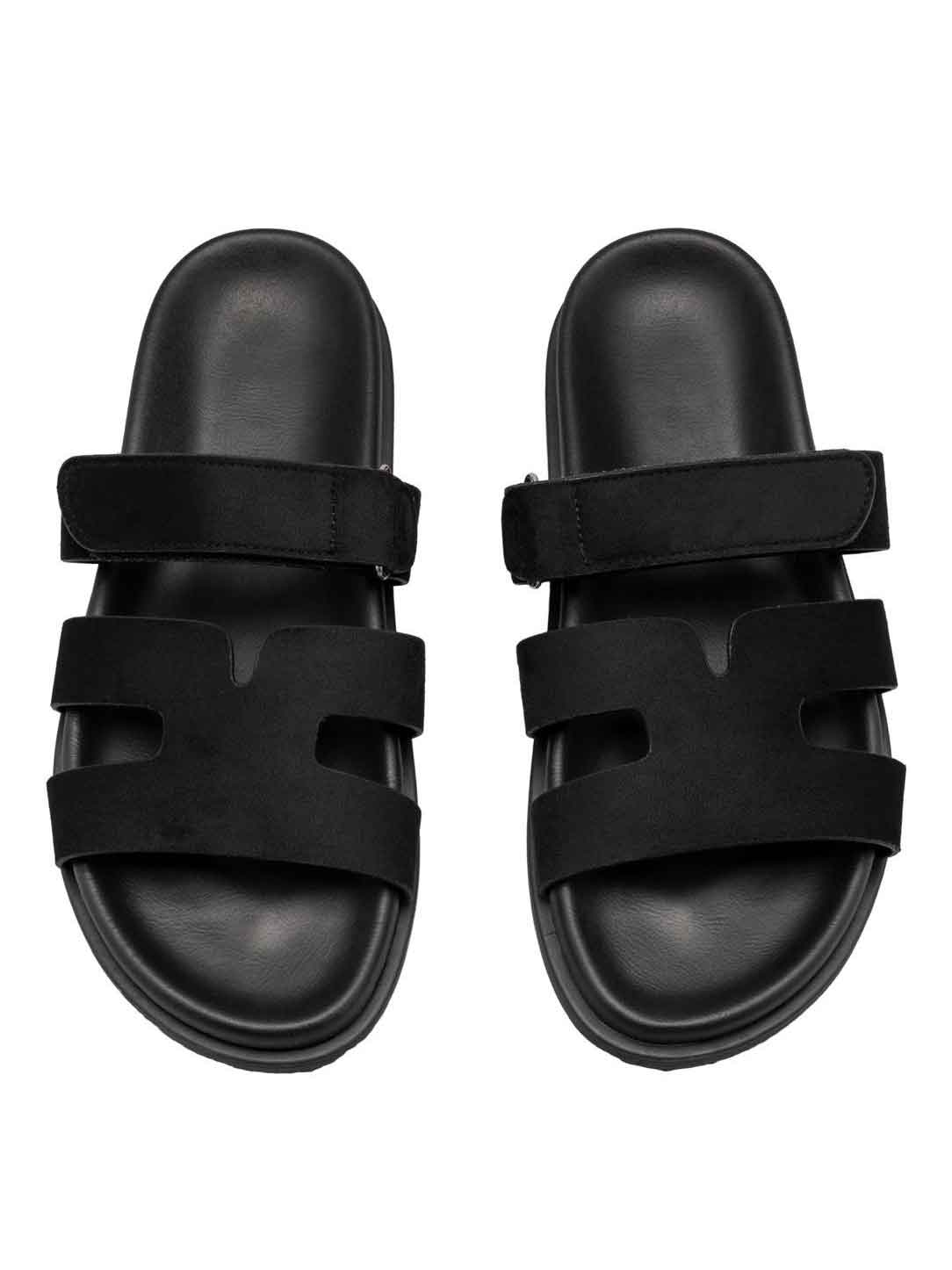 Bonita - Sandal med remme i ruskindslook