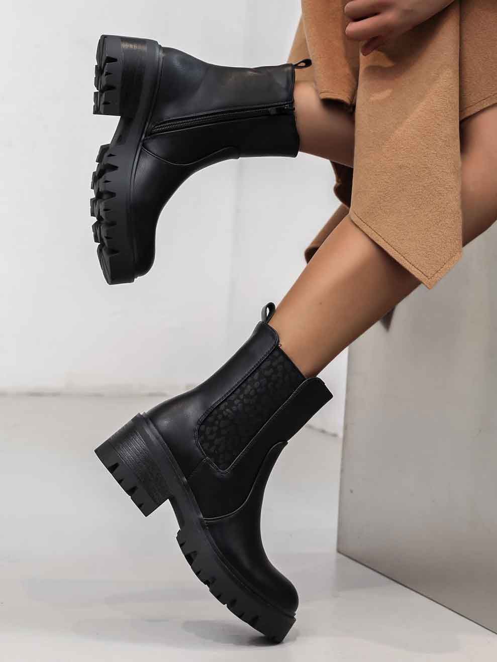 Ourania - Støvler med chunky sål