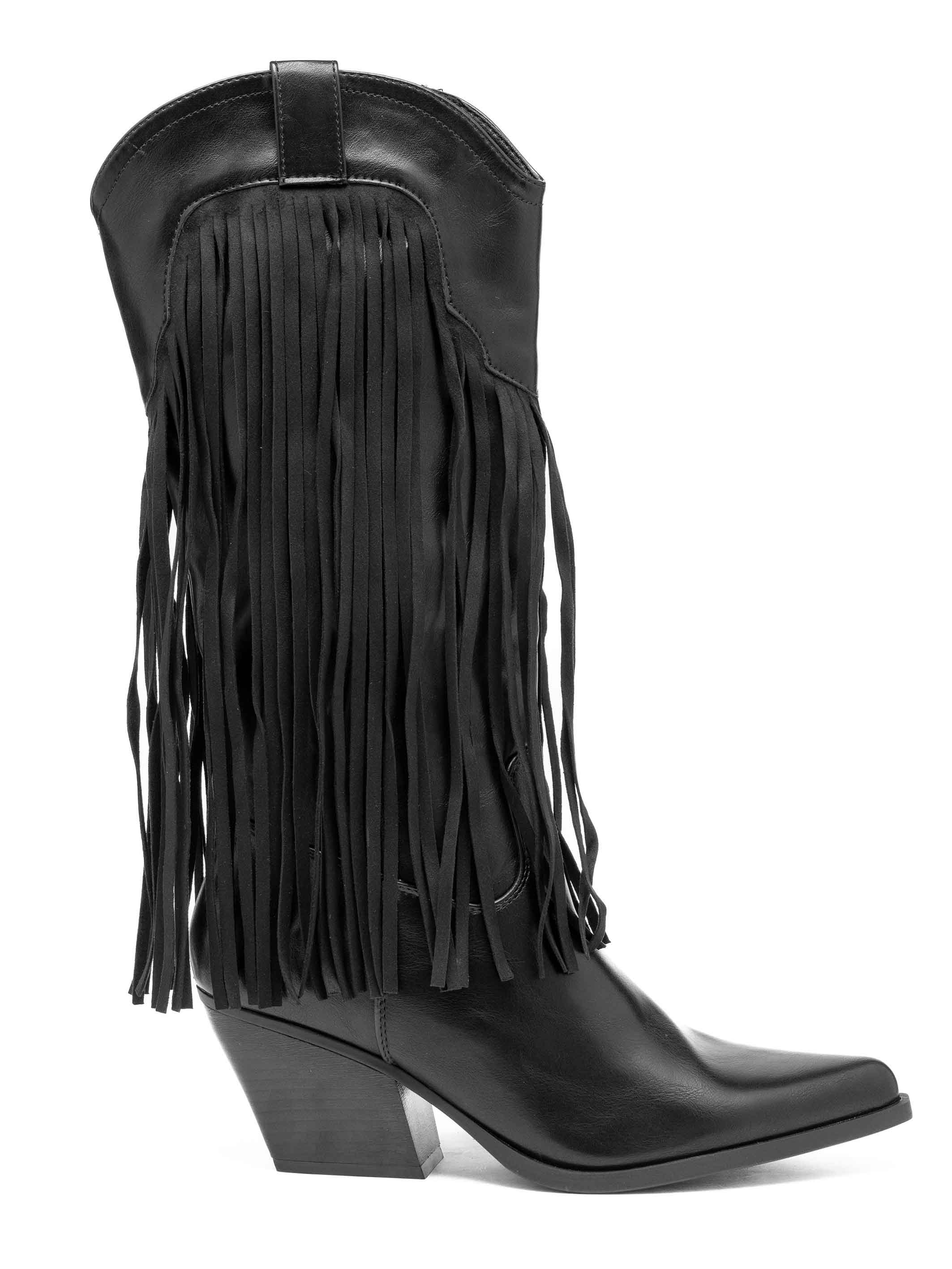 Marjorie - Cowboystøvler med frynser