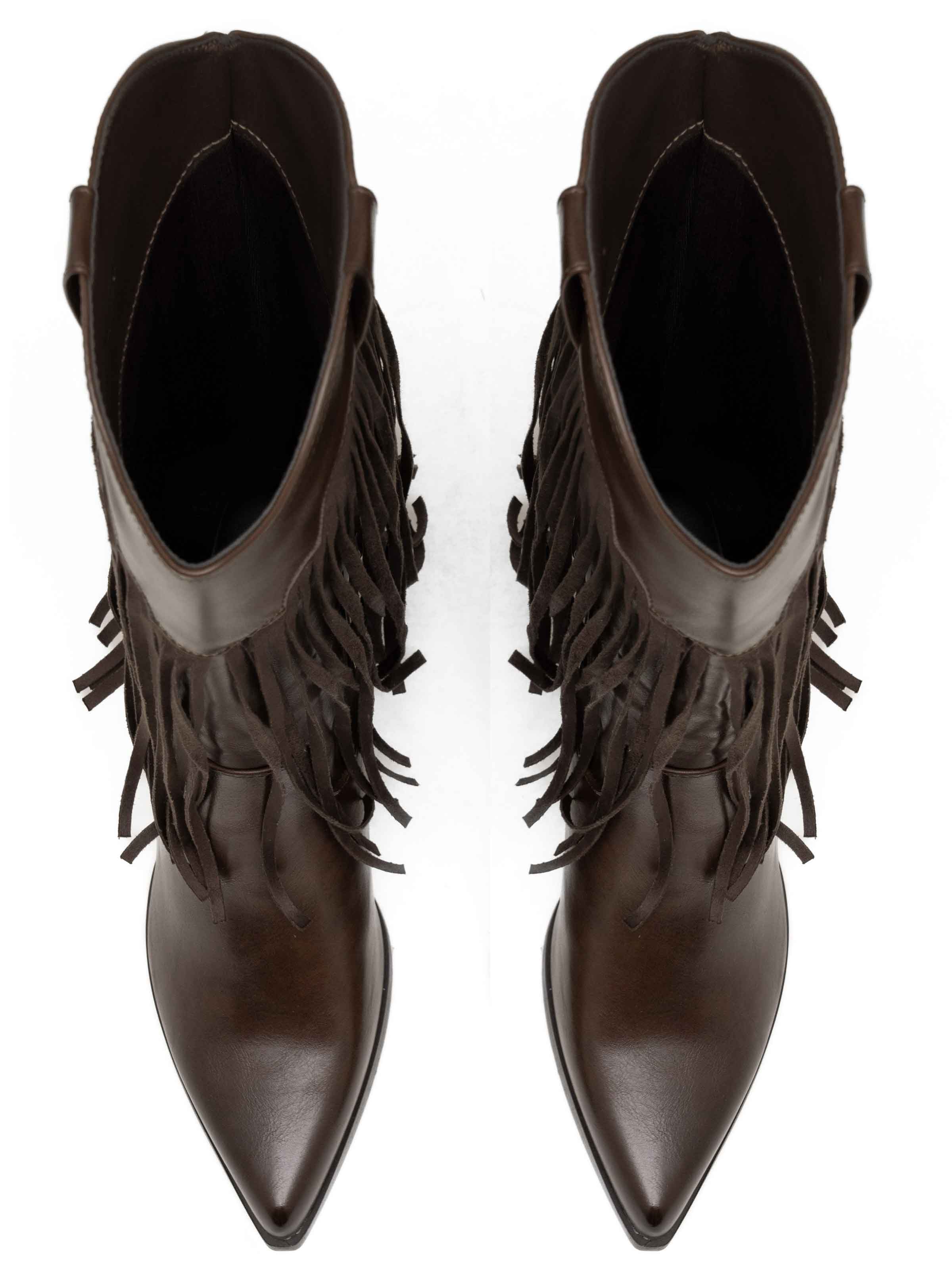 Marjorie - Cowboystøvler med frynser