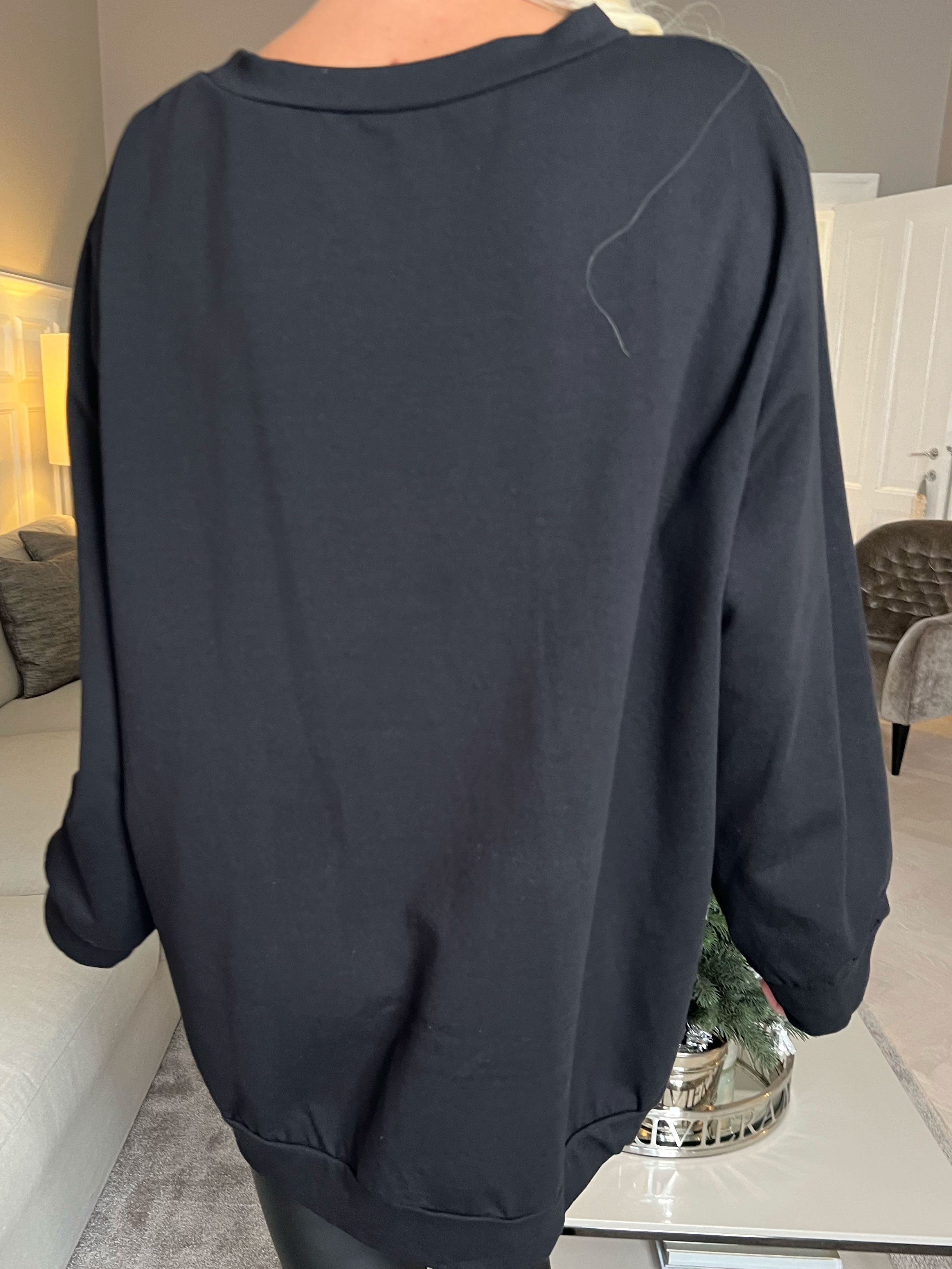 Abena - Sweatshirt med vogue stående på brystet