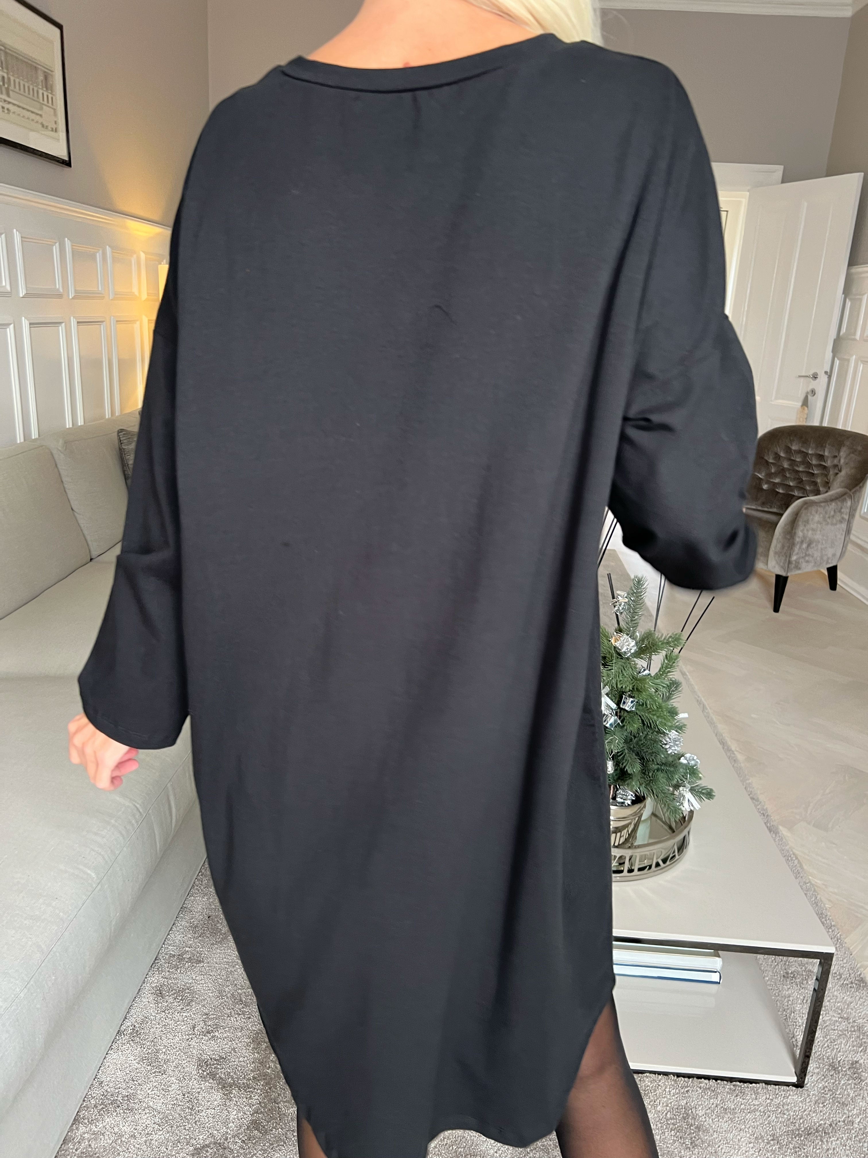 Ada - Kjole i bomuld med tryk i similisten