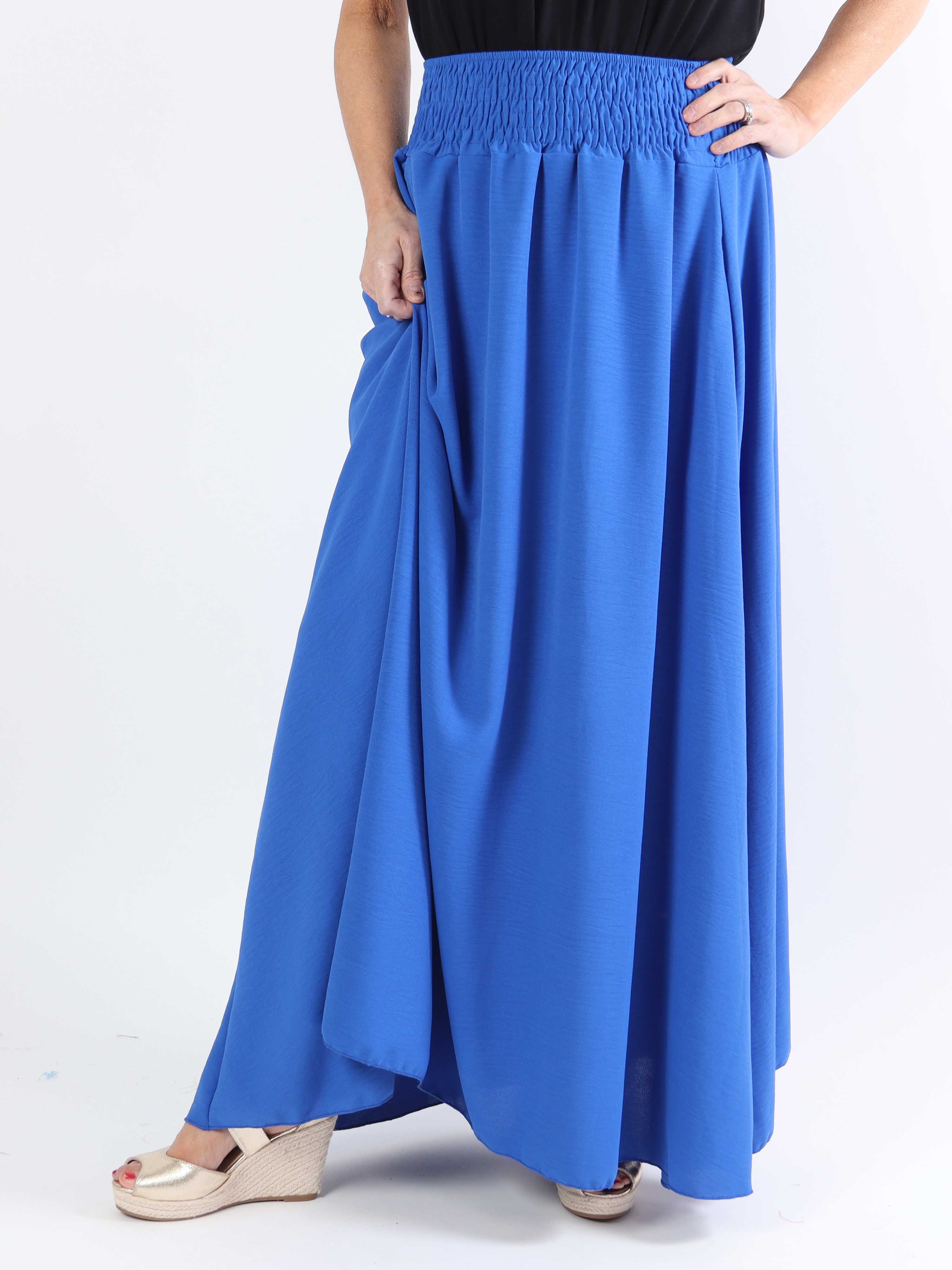 Amalia - Sød lang plus size nederdel