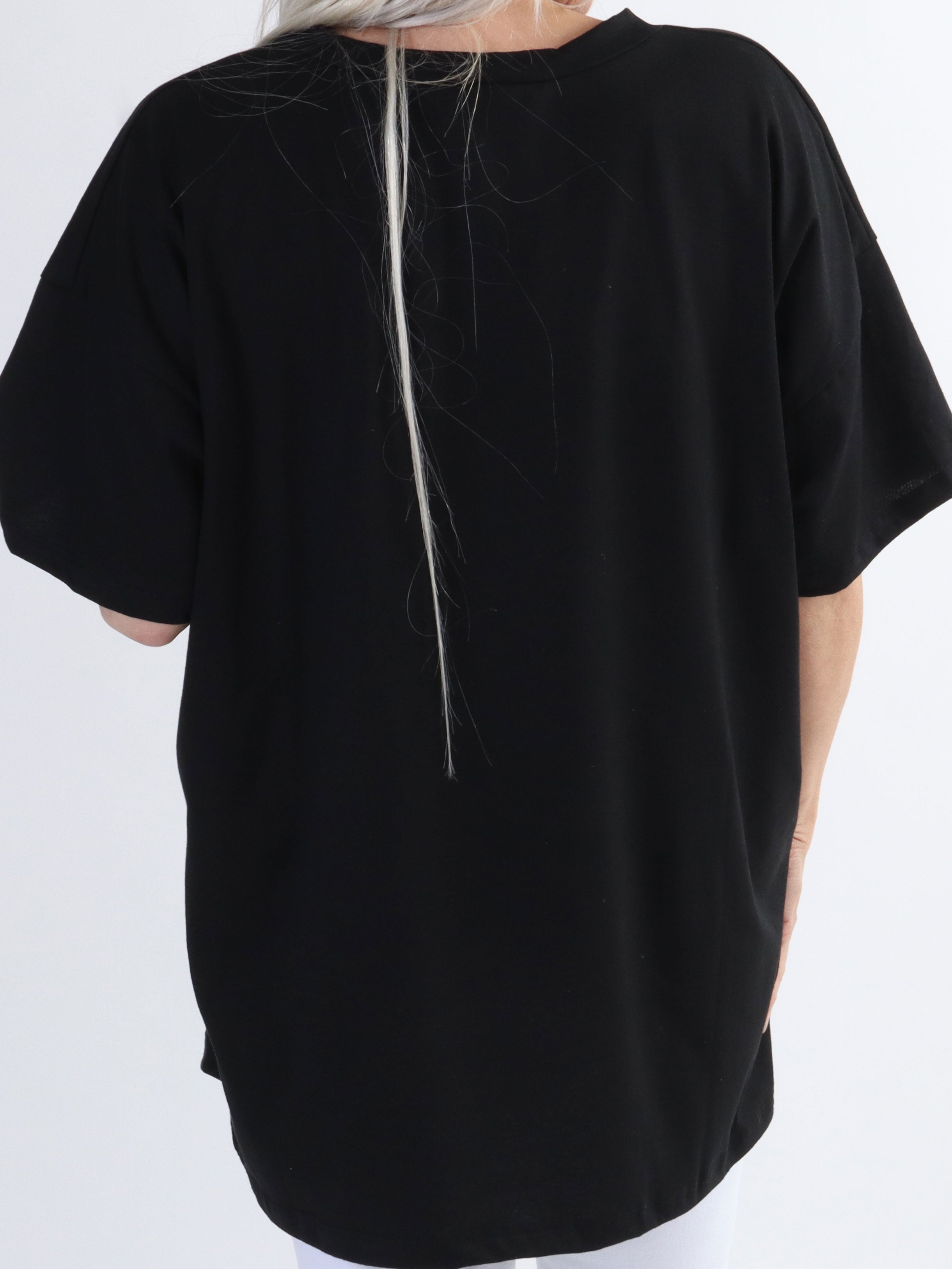 Amour - Cool plus size t-shirt med skrift