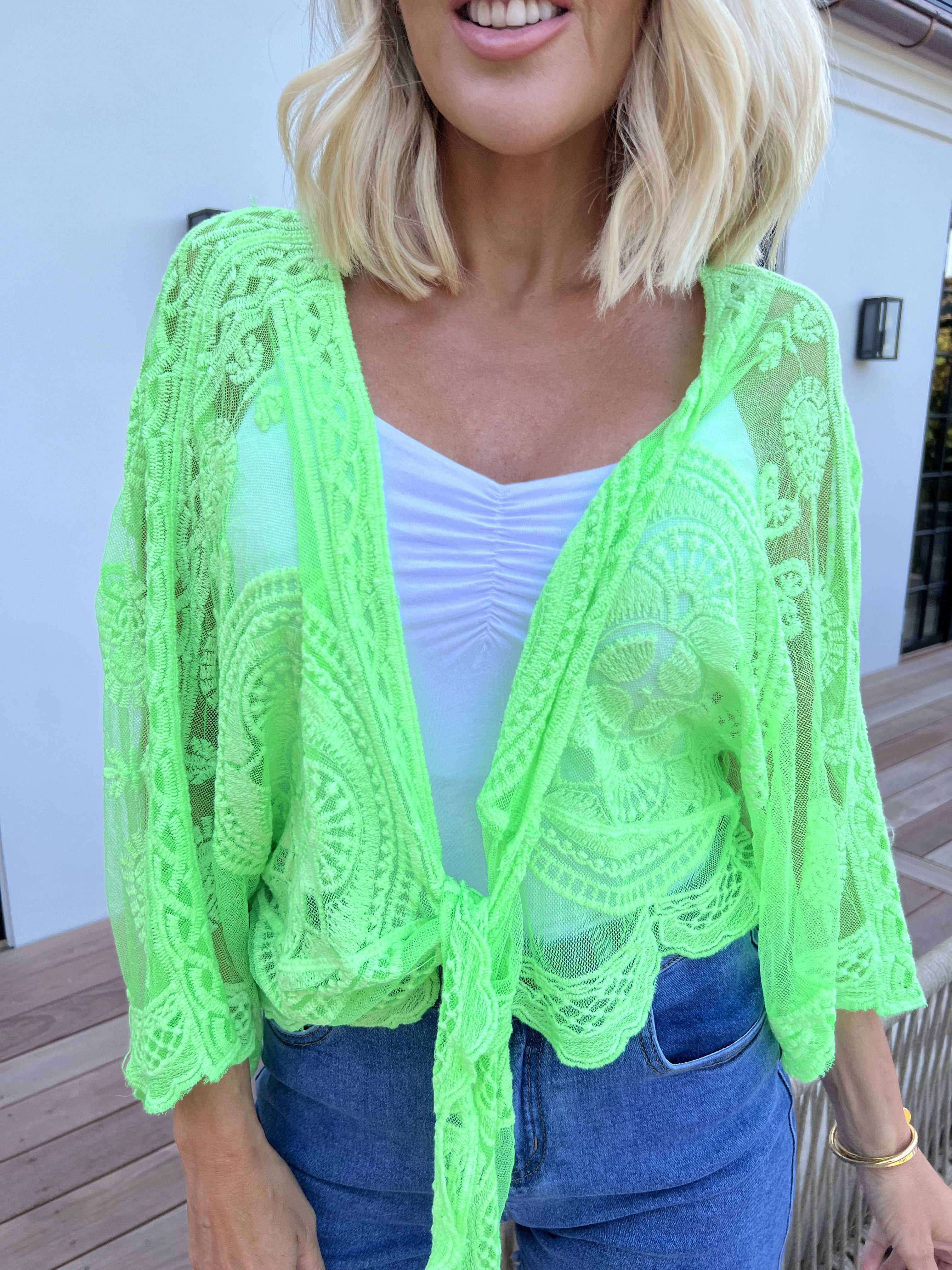 Andromeda - Sød kort blonde cardigan