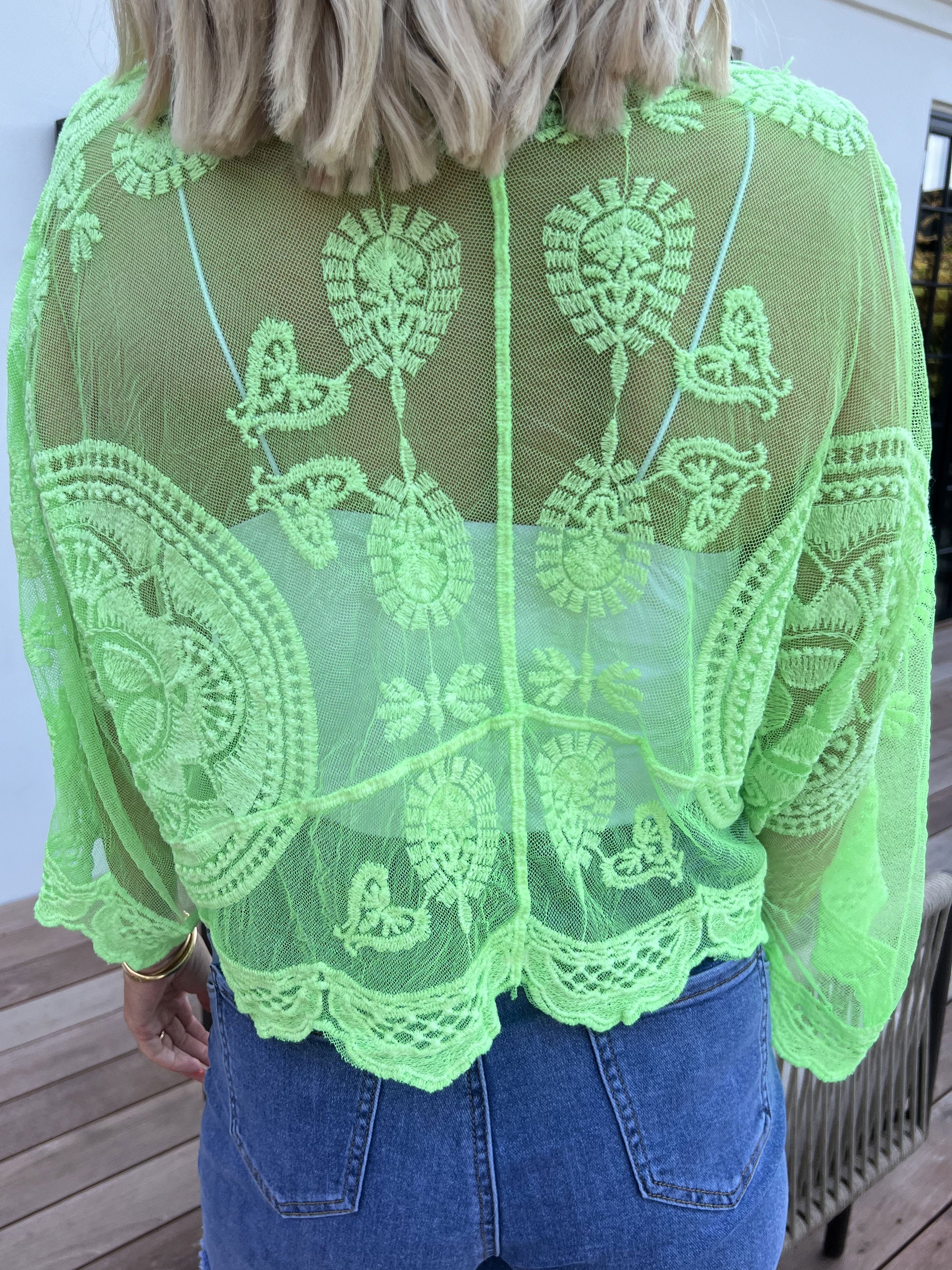 Andromeda - Sød kort blonde cardigan