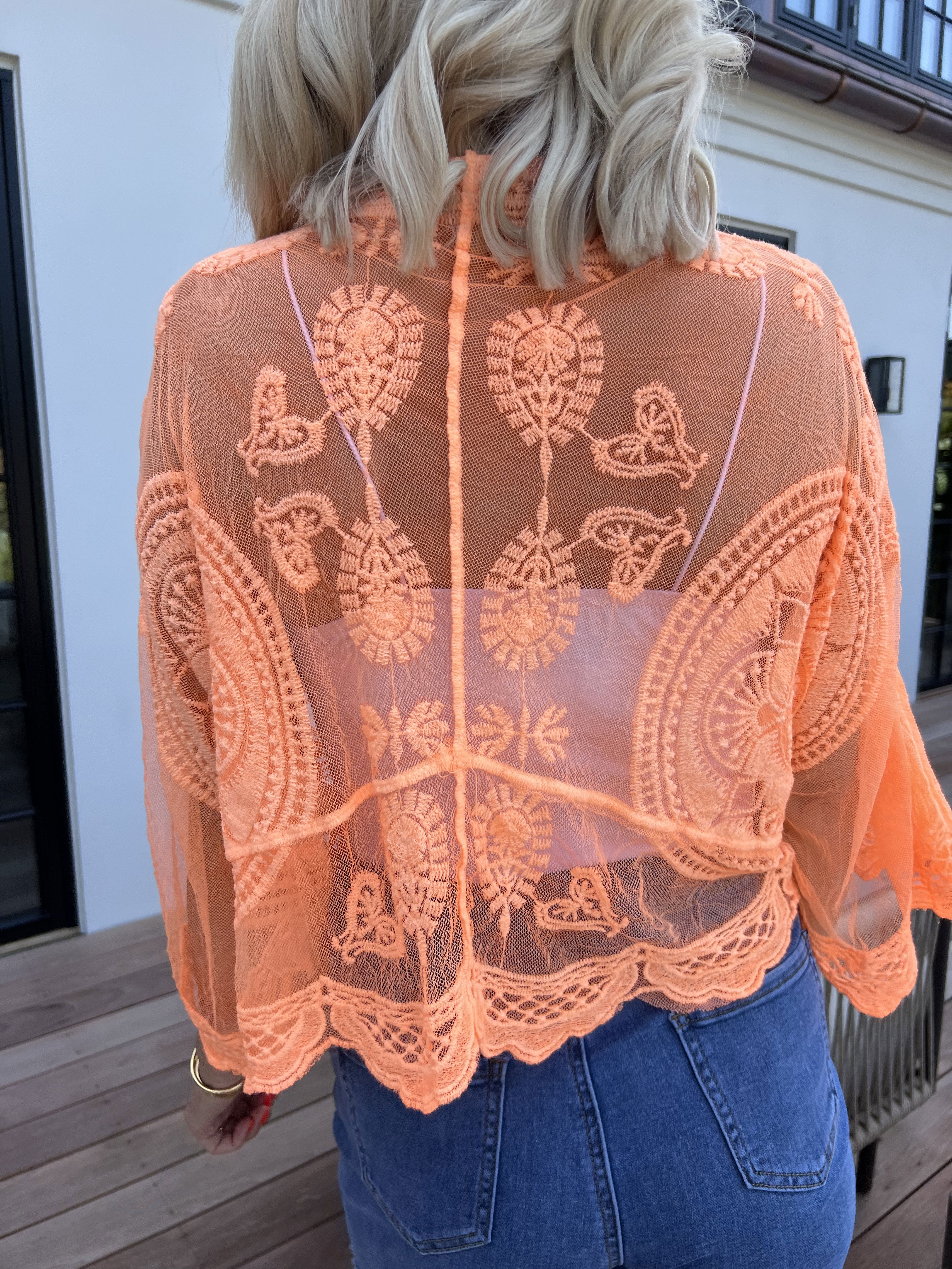 Andromeda - Sød kort blonde cardigan