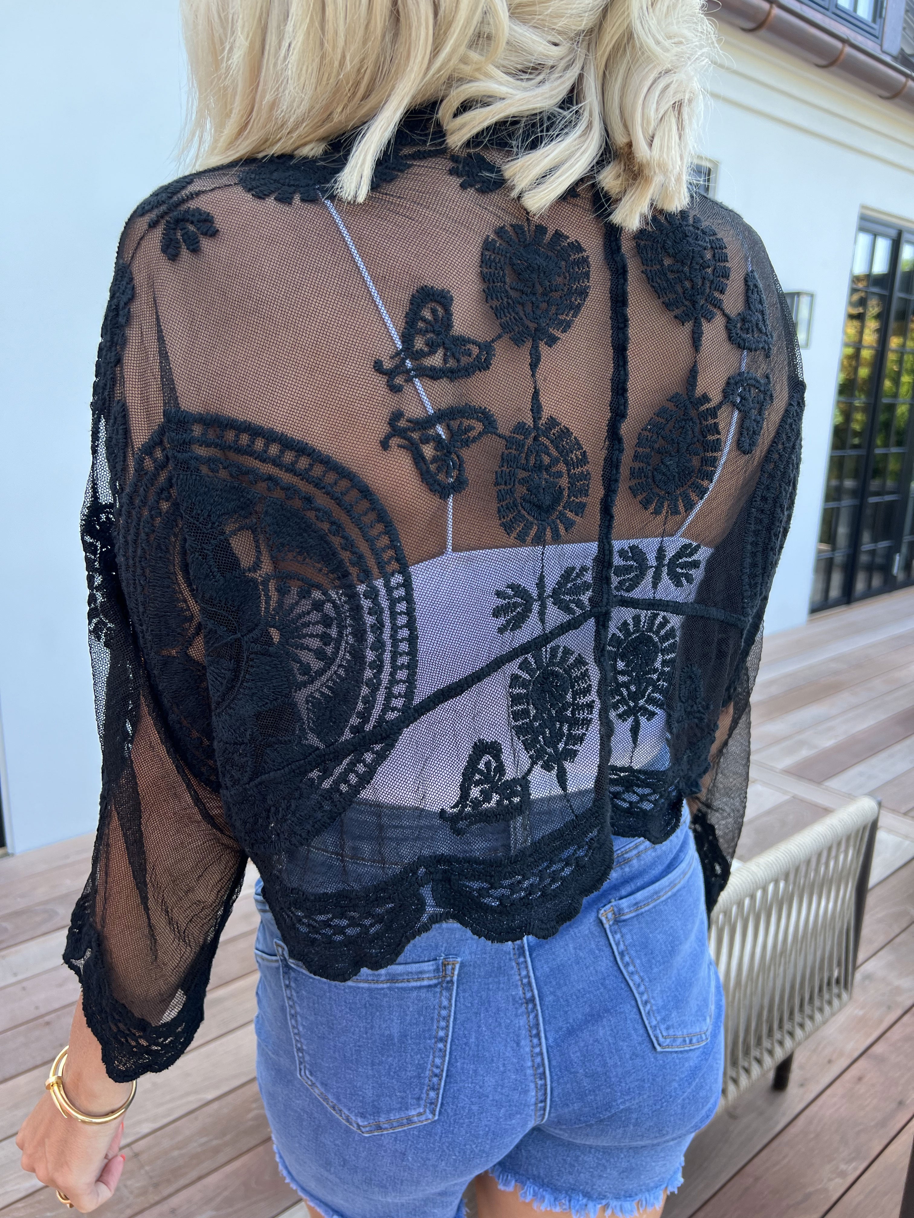 Andromeda - Sød kort blonde cardigan