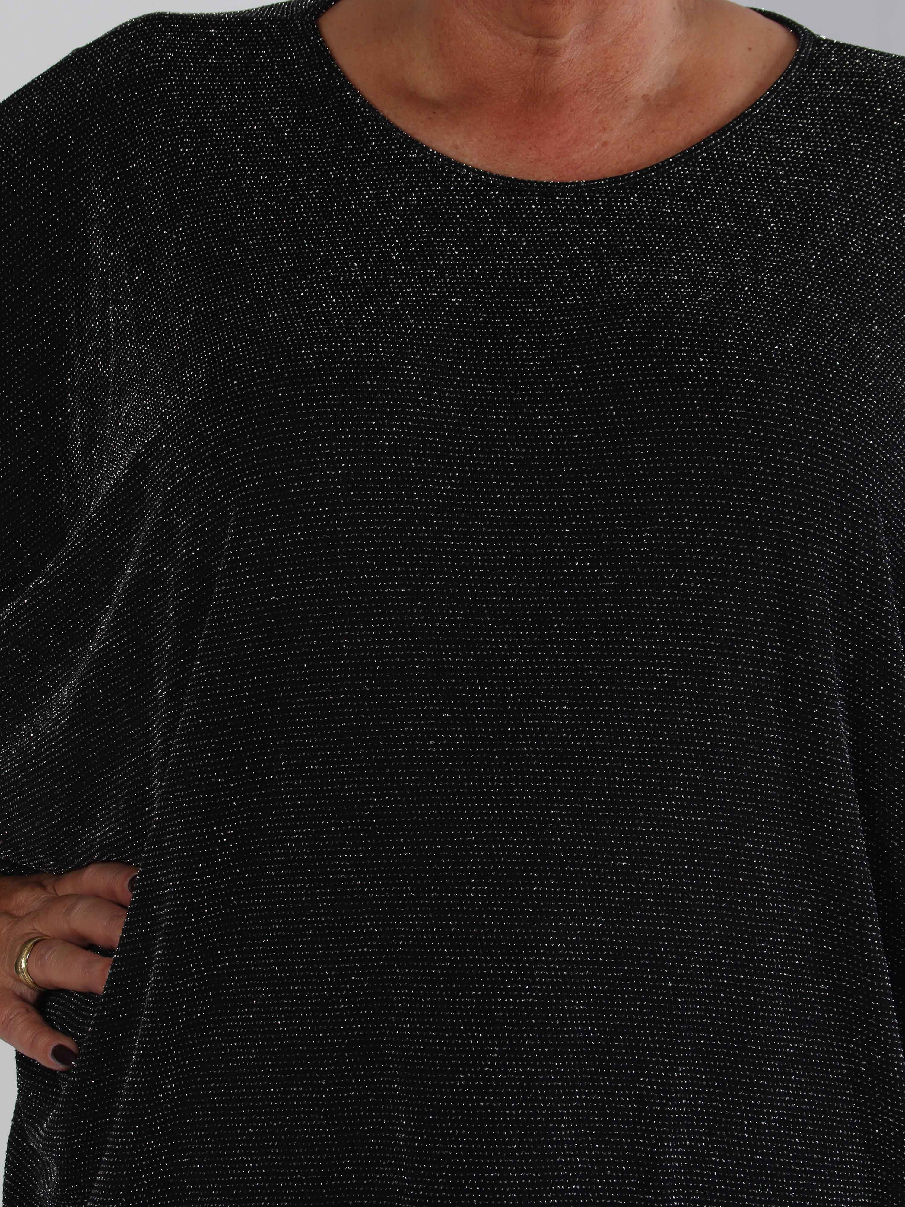 Arabella - Plus size tunika med flagermusærmer