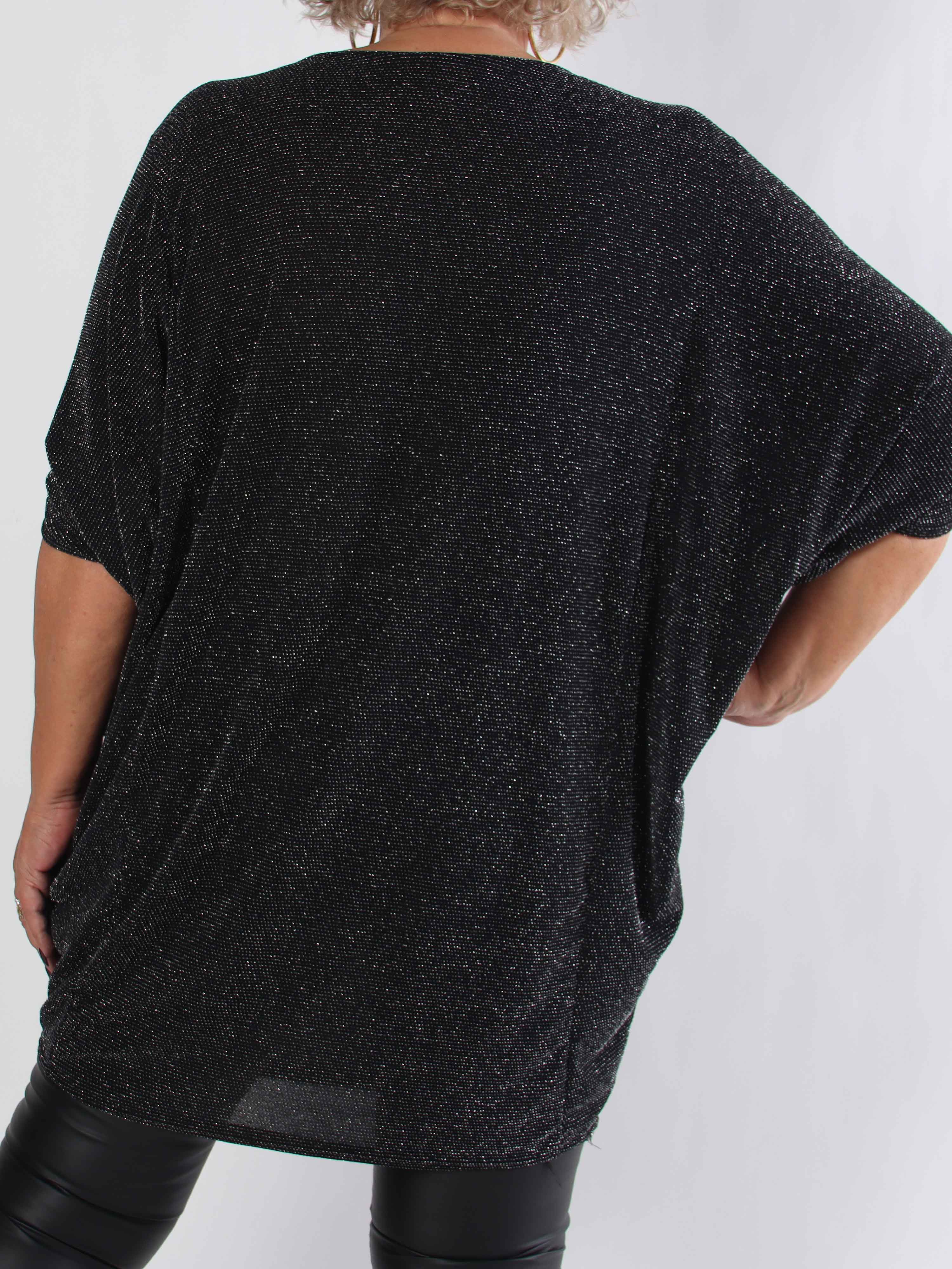 Arabella - Plus size tunika med flagermusærmer