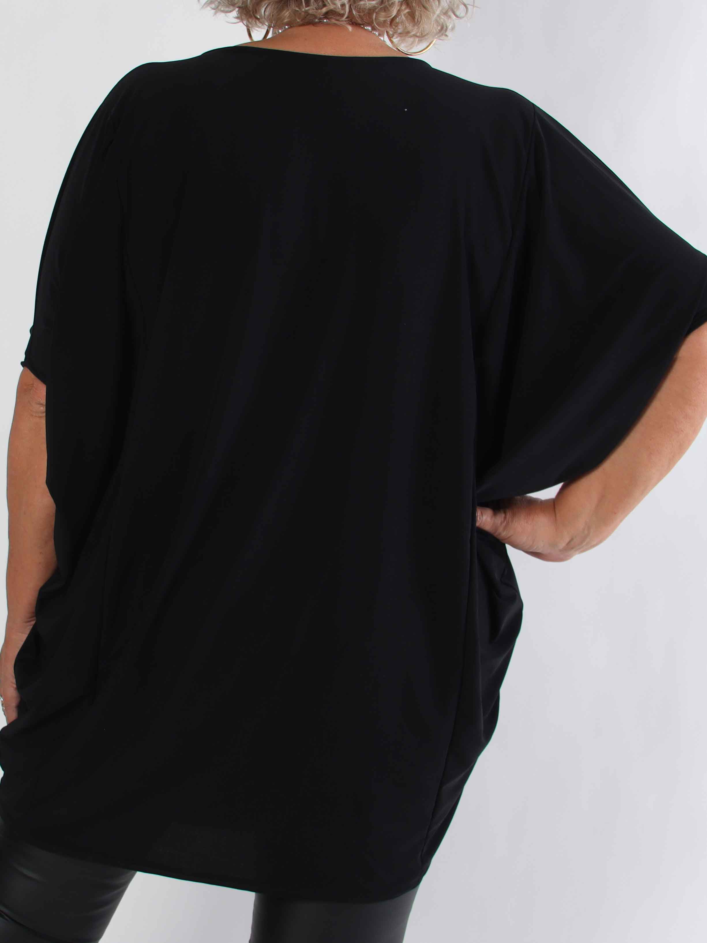 Arabella - Plus size tunika med flagermusærmer