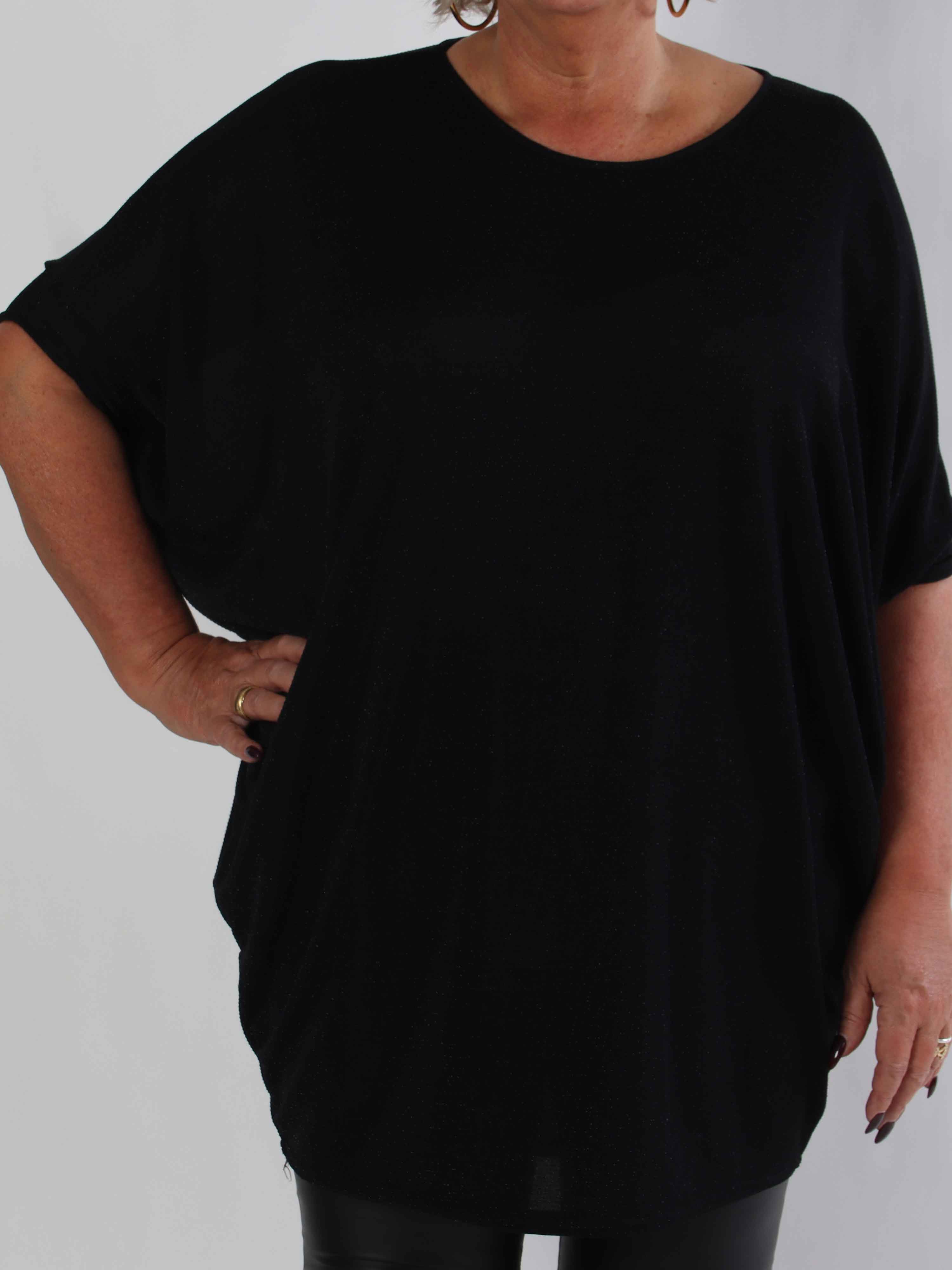 Arabella - Plus size tunika med flagermusærmer