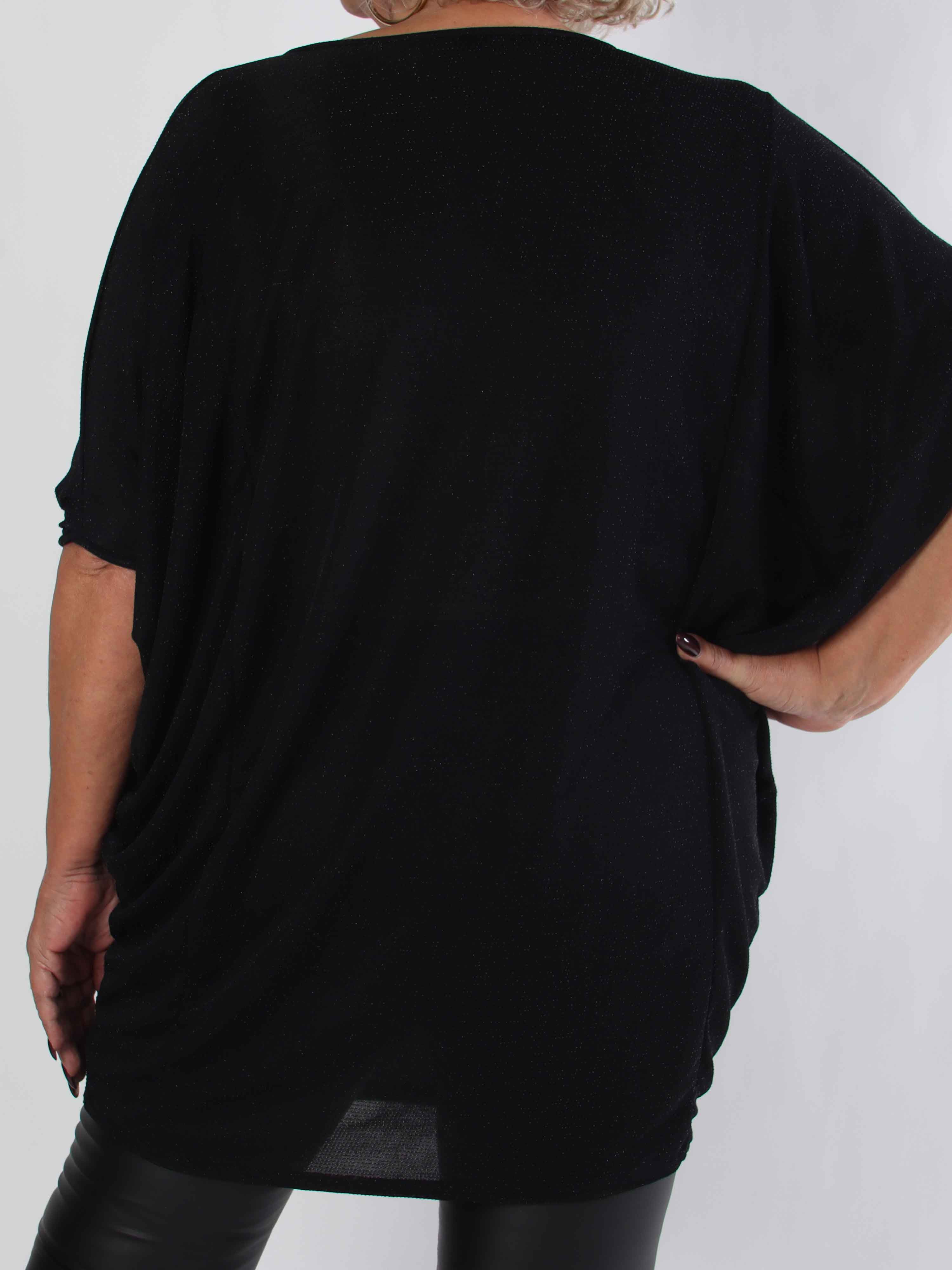 Arabella - Plus size tunika med flagermusærmer