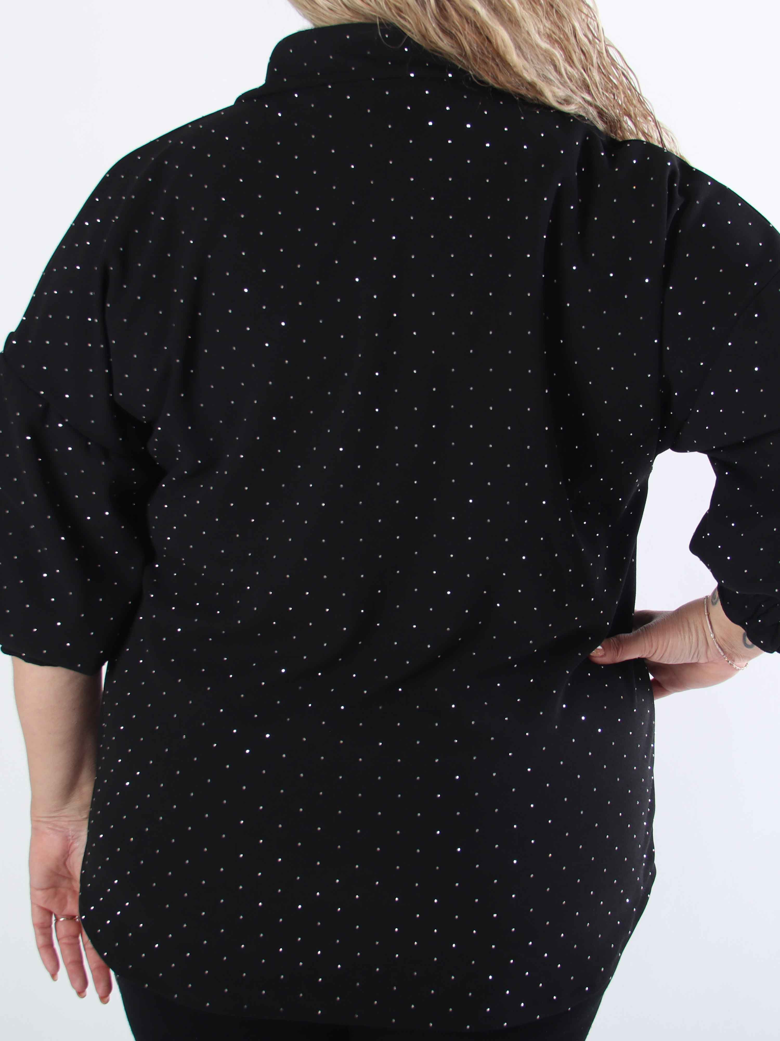 Aria - Plus size tunika med similisten og smock ved ærmet