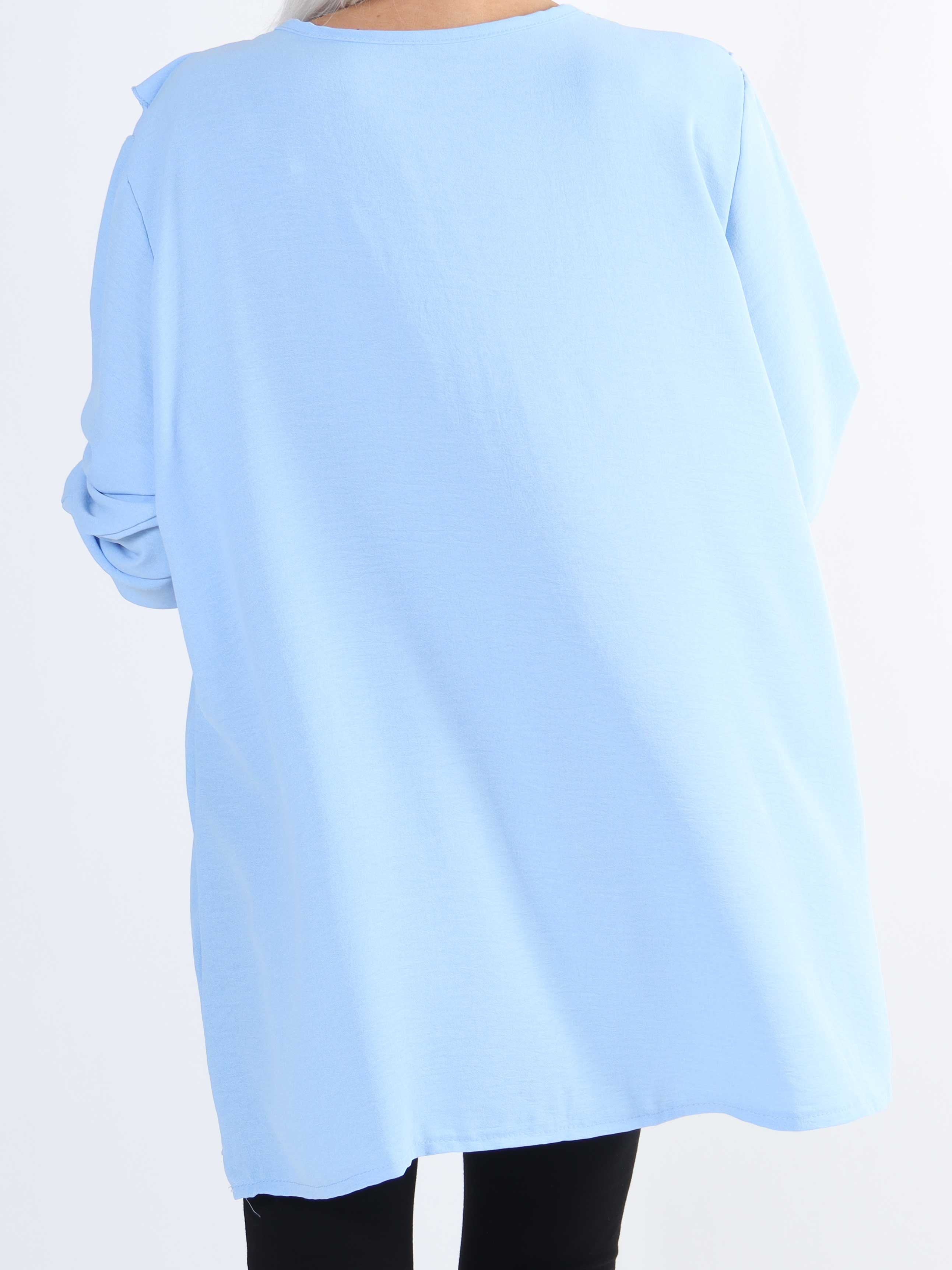 Ava - Sød plus size tunika med flæser