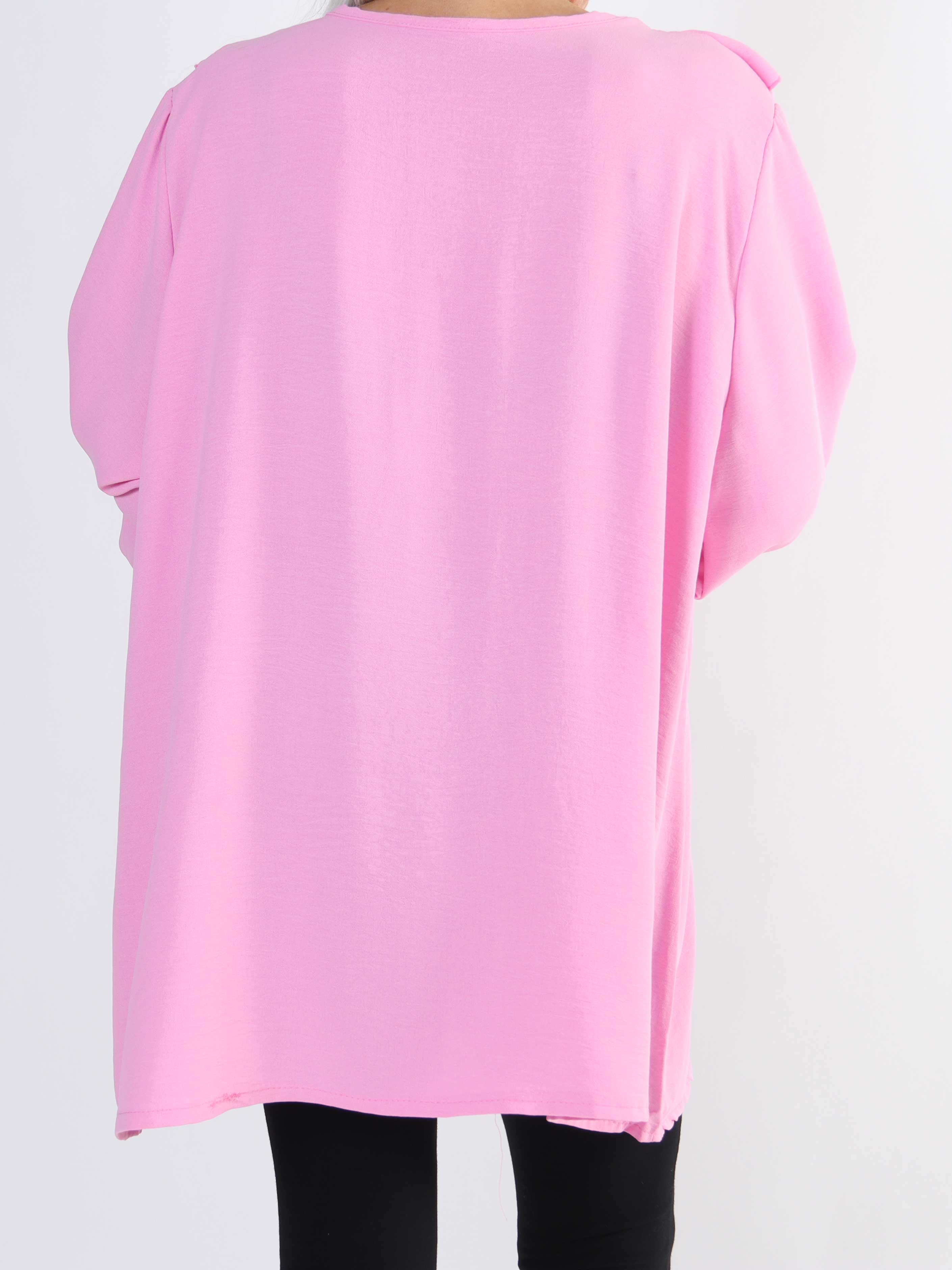 Ava - Sød plus size tunika med flæser