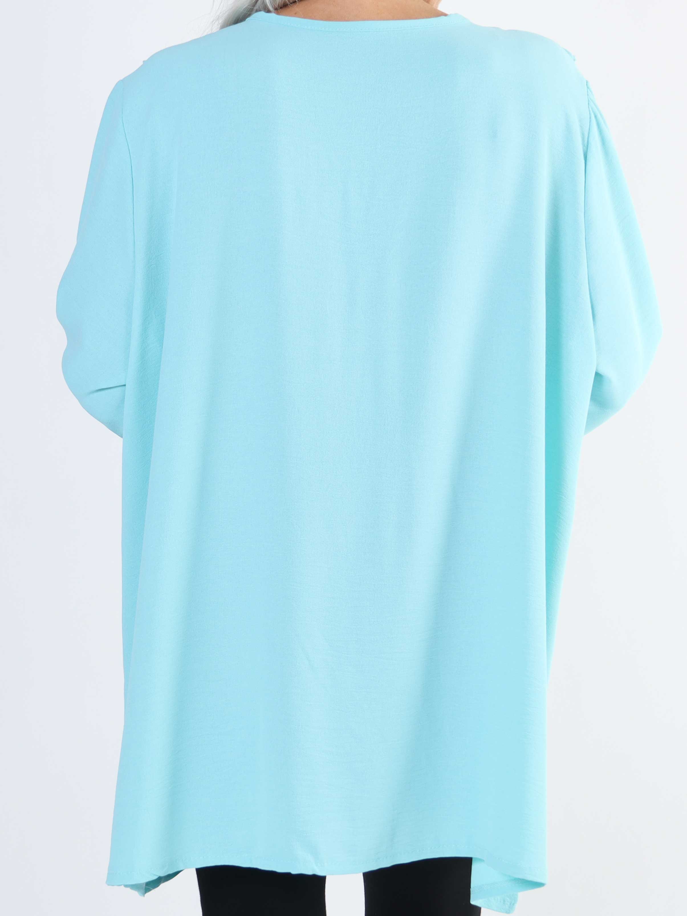 Ava - Sød plus size tunika med flæser