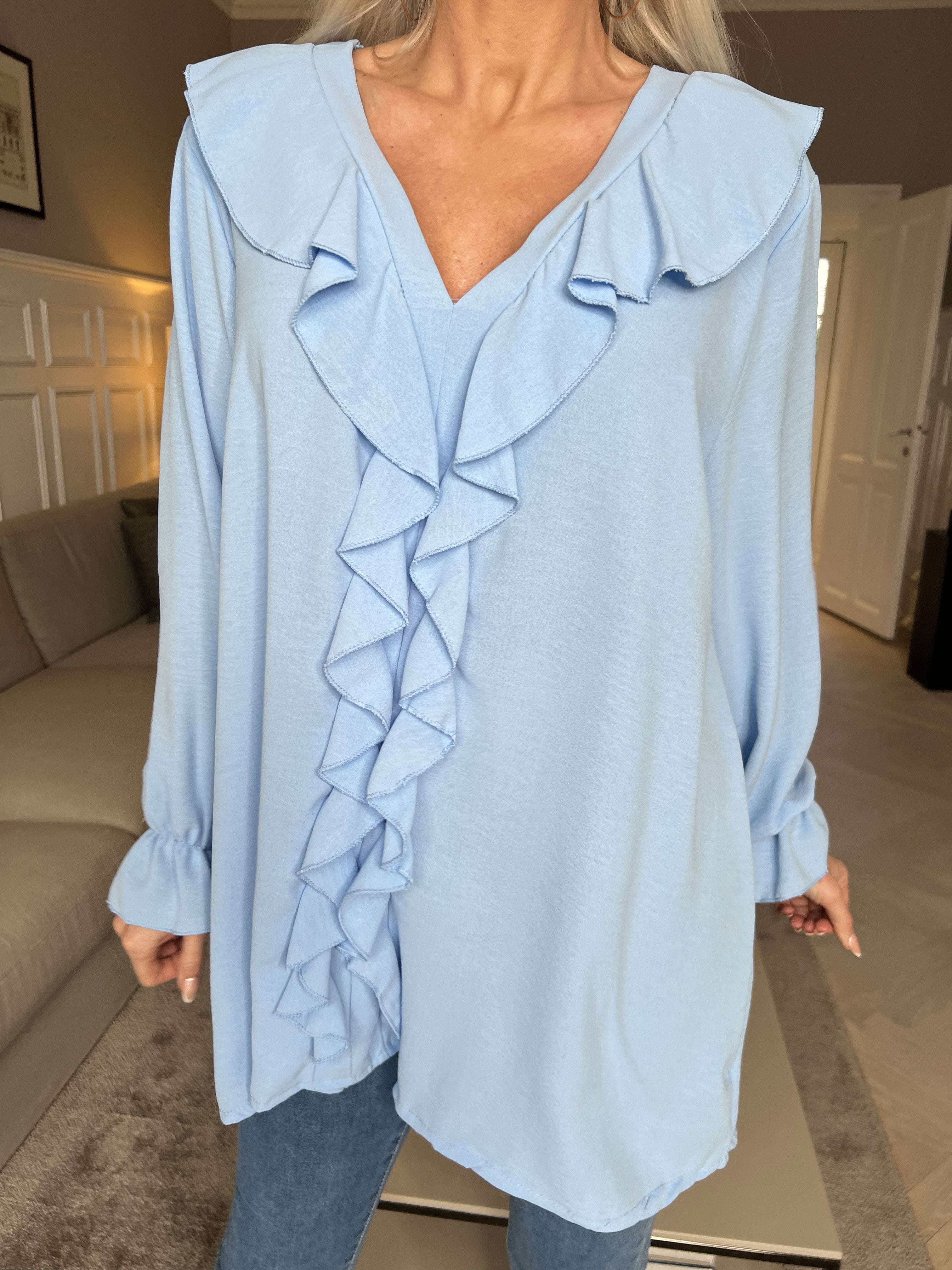 Ava - Sød tunika med flæser