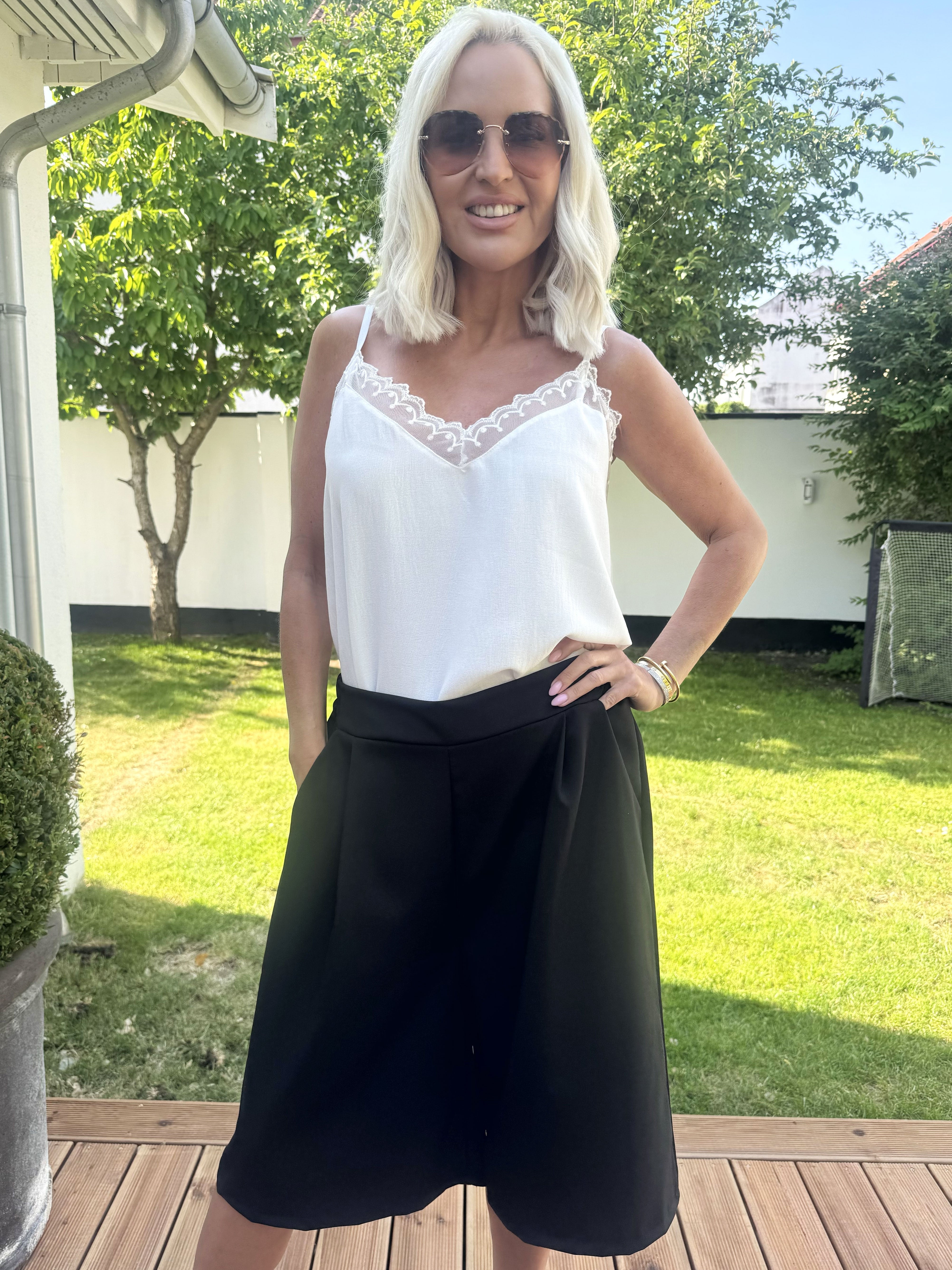 Bursia - Lange shorts i løs pasform