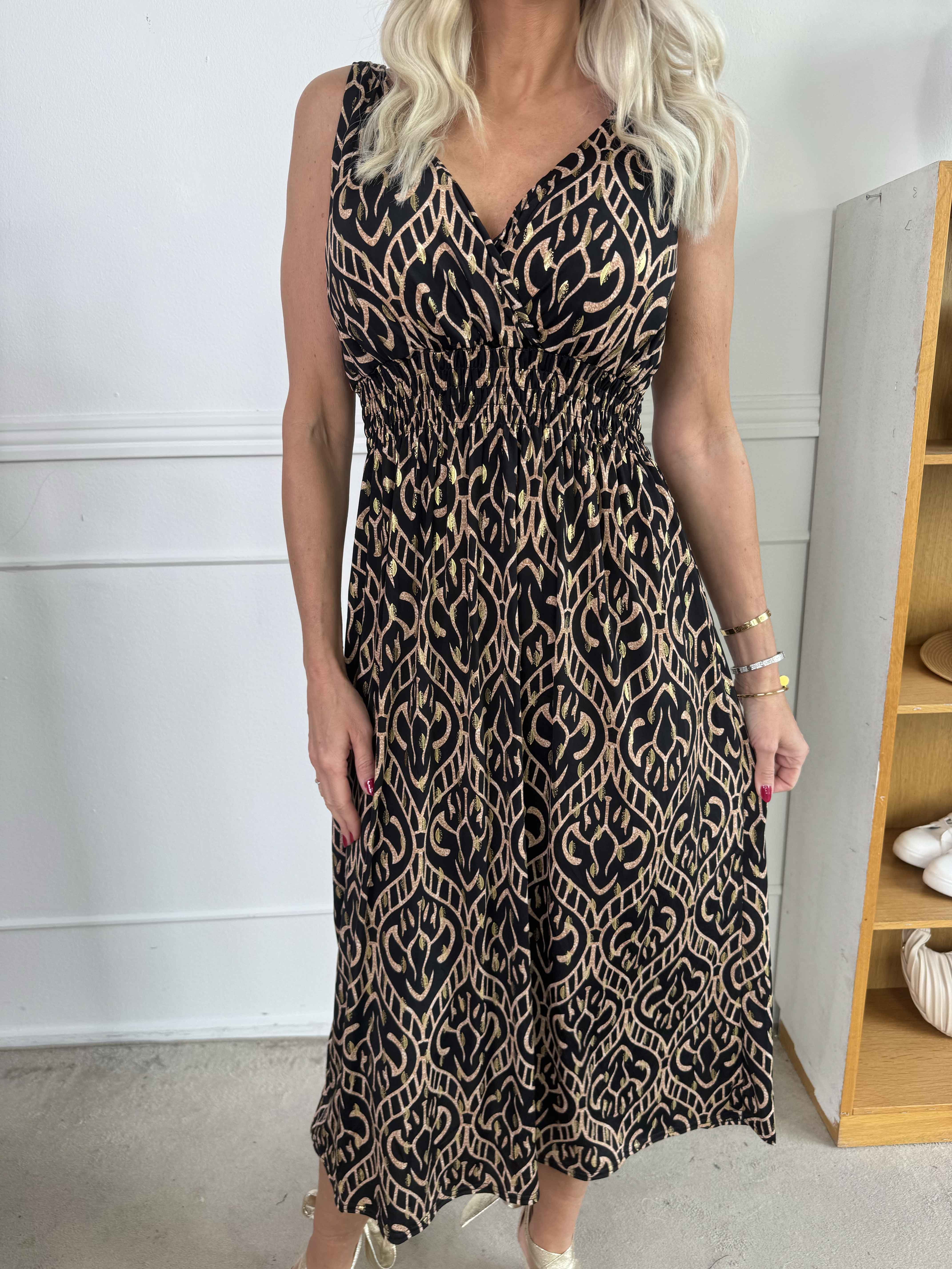 Camille - Stropkjole i elastisk stof