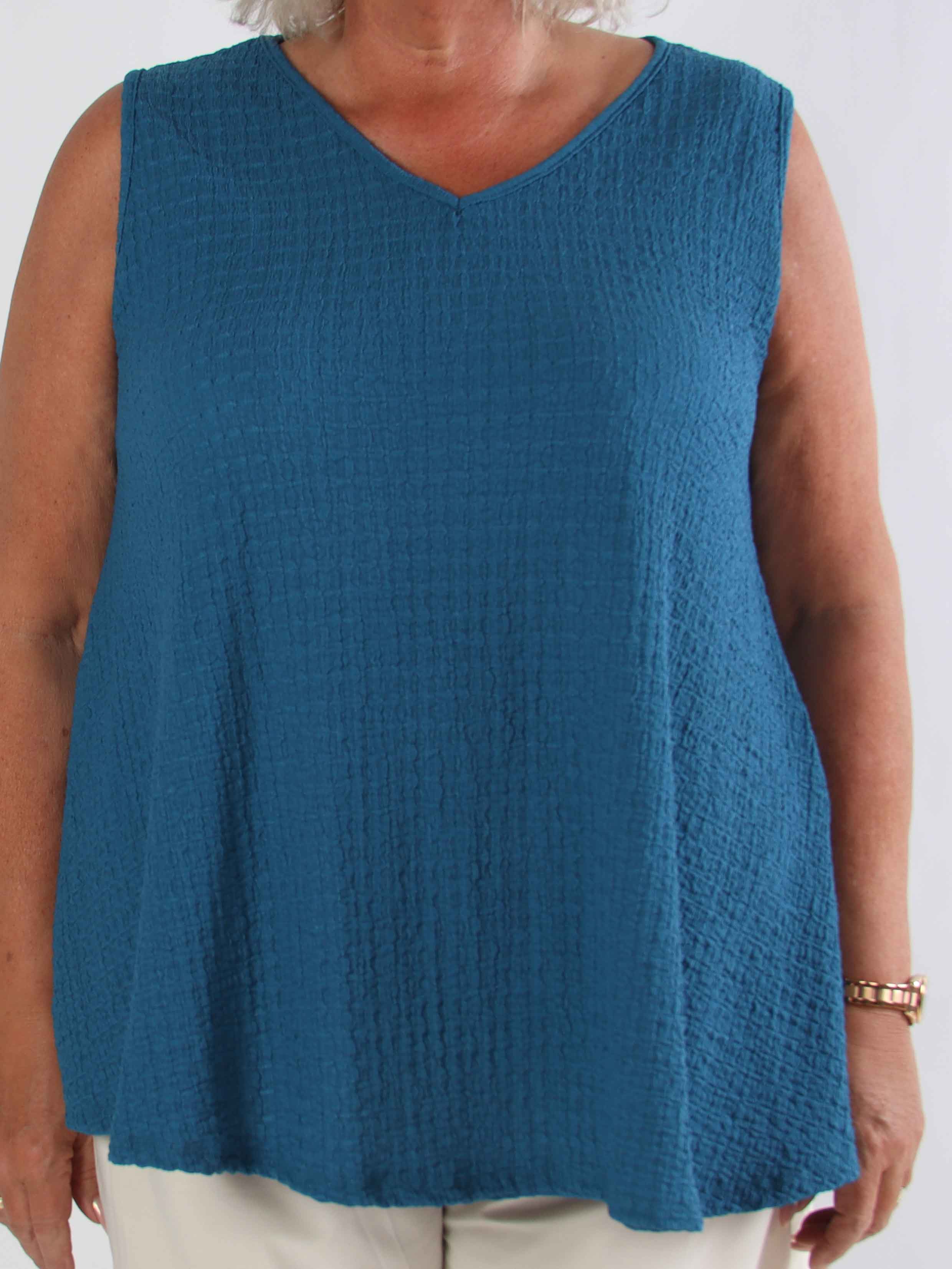 Carme - Sød plus size tunika i viskoseblanding og løs pasform