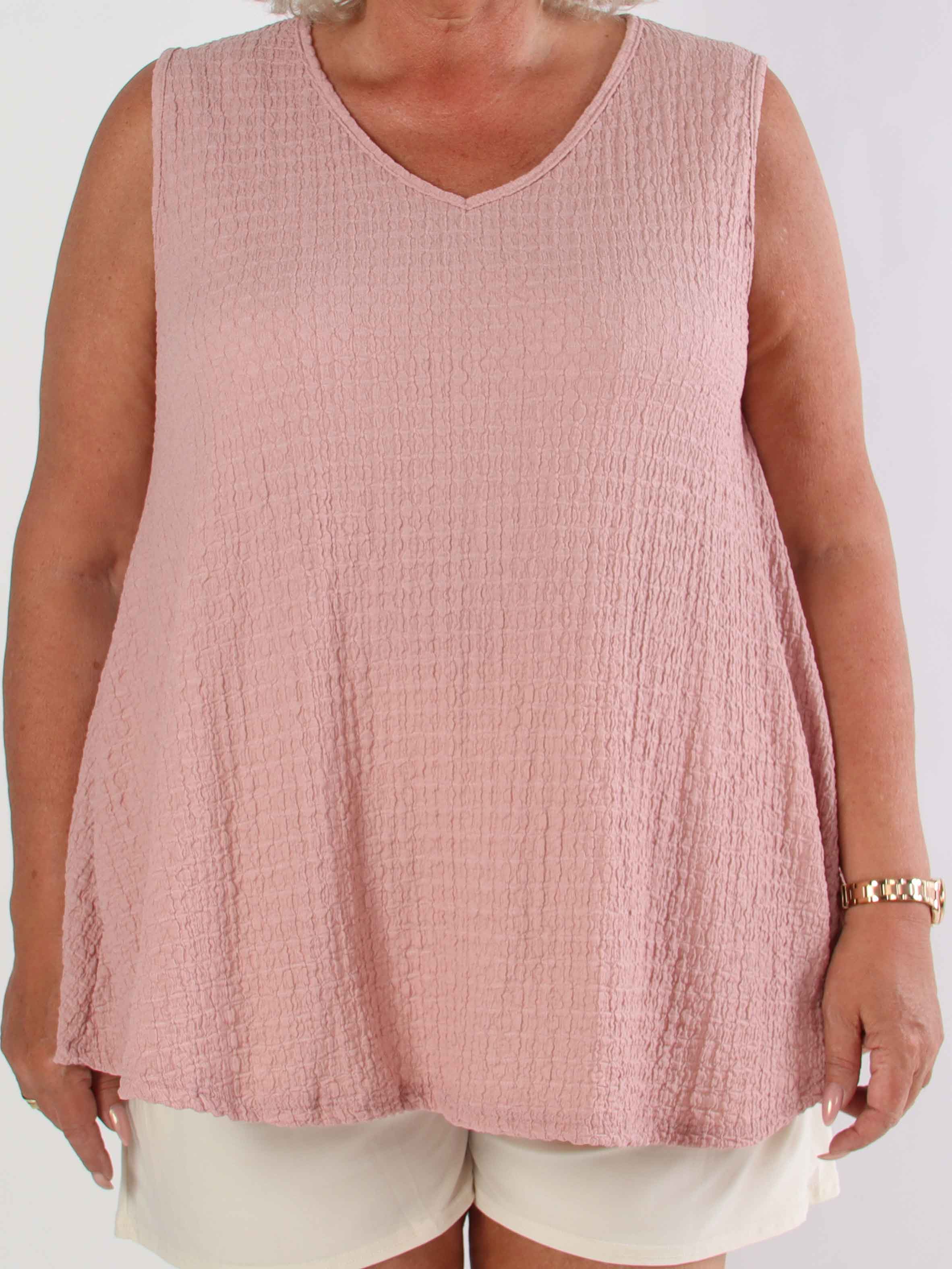 Carme - Sød plus size tunika i viskoseblanding og løs pasform