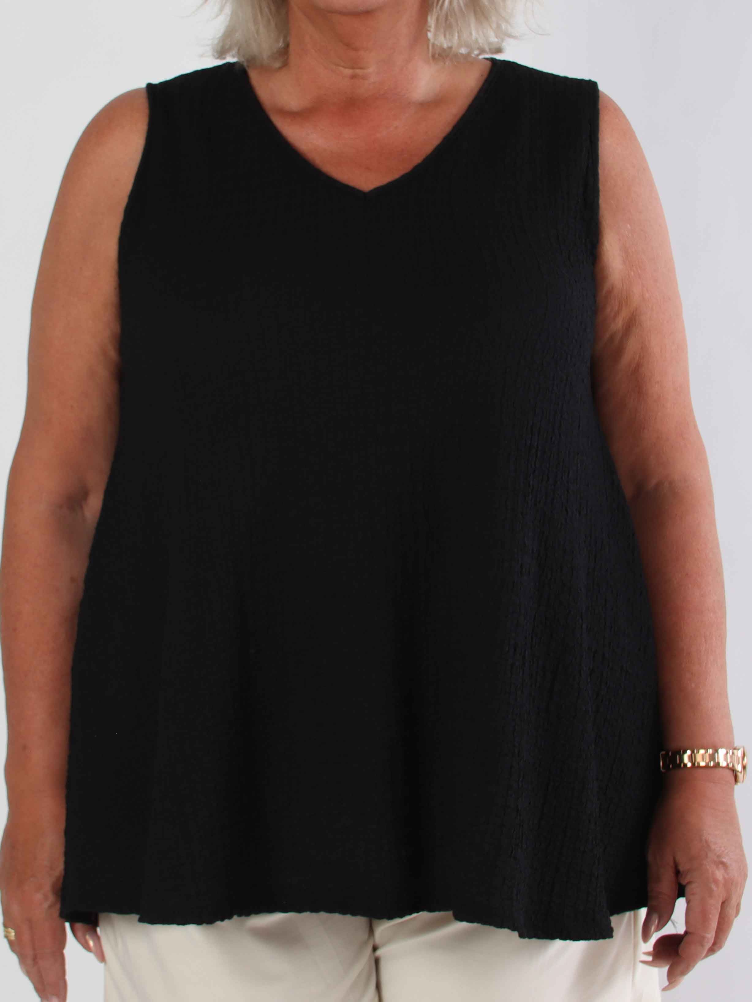 Carme - Sød plus size tunika i viskoseblanding og løs pasform