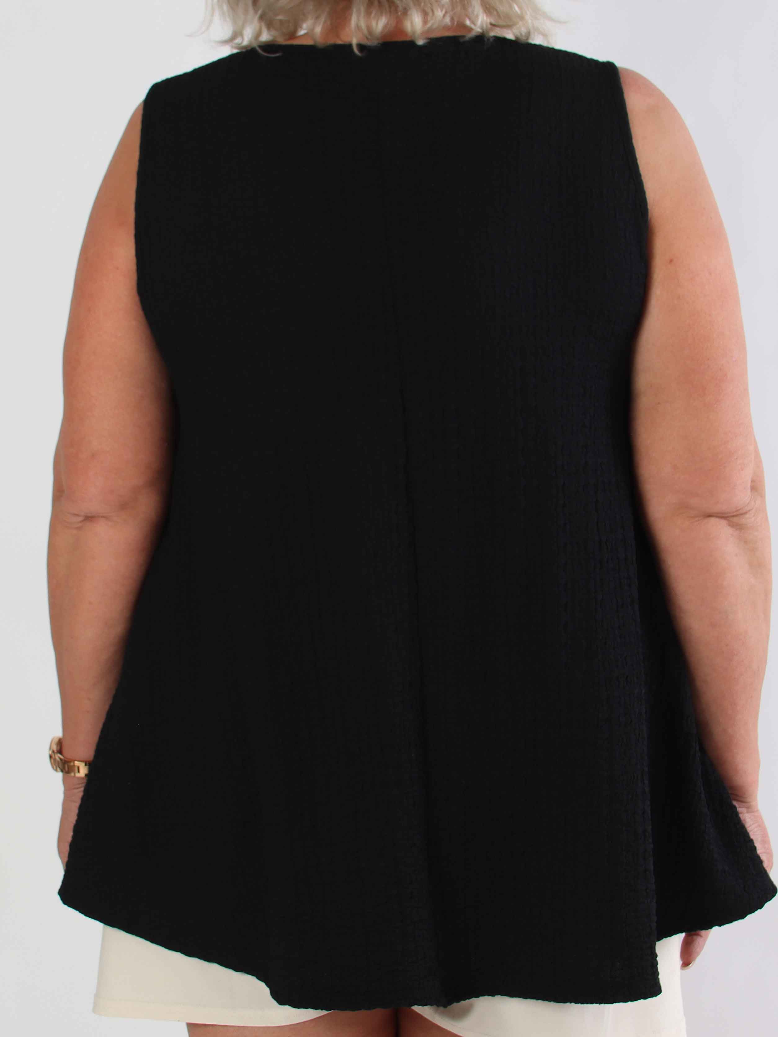 Carme - Sød plus size tunika i viskoseblanding og løs pasform