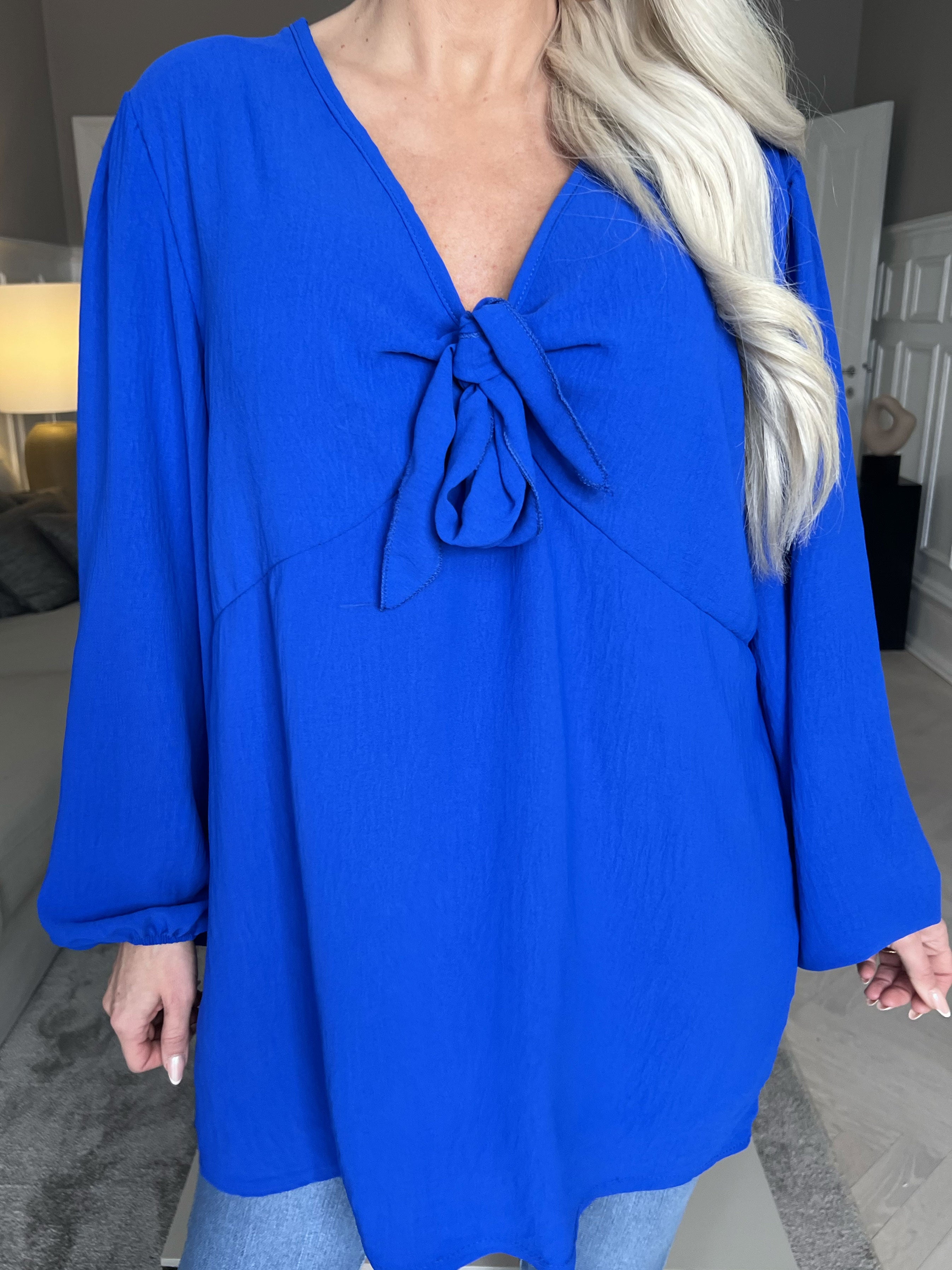 Cassandra - Sød tunika med sløjfe ved brystet