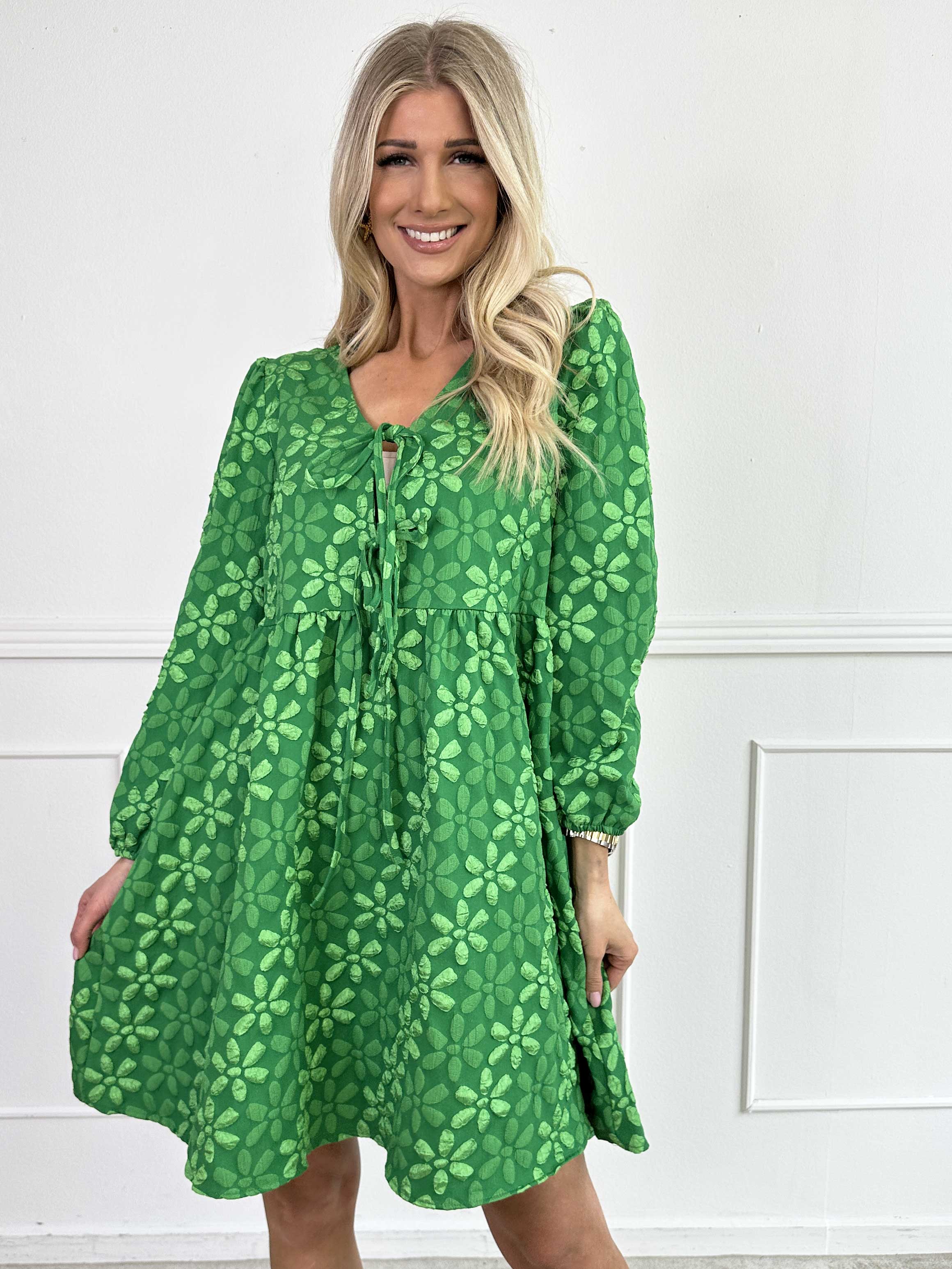 Cersei - Sød kjole med blomster og sløjfer