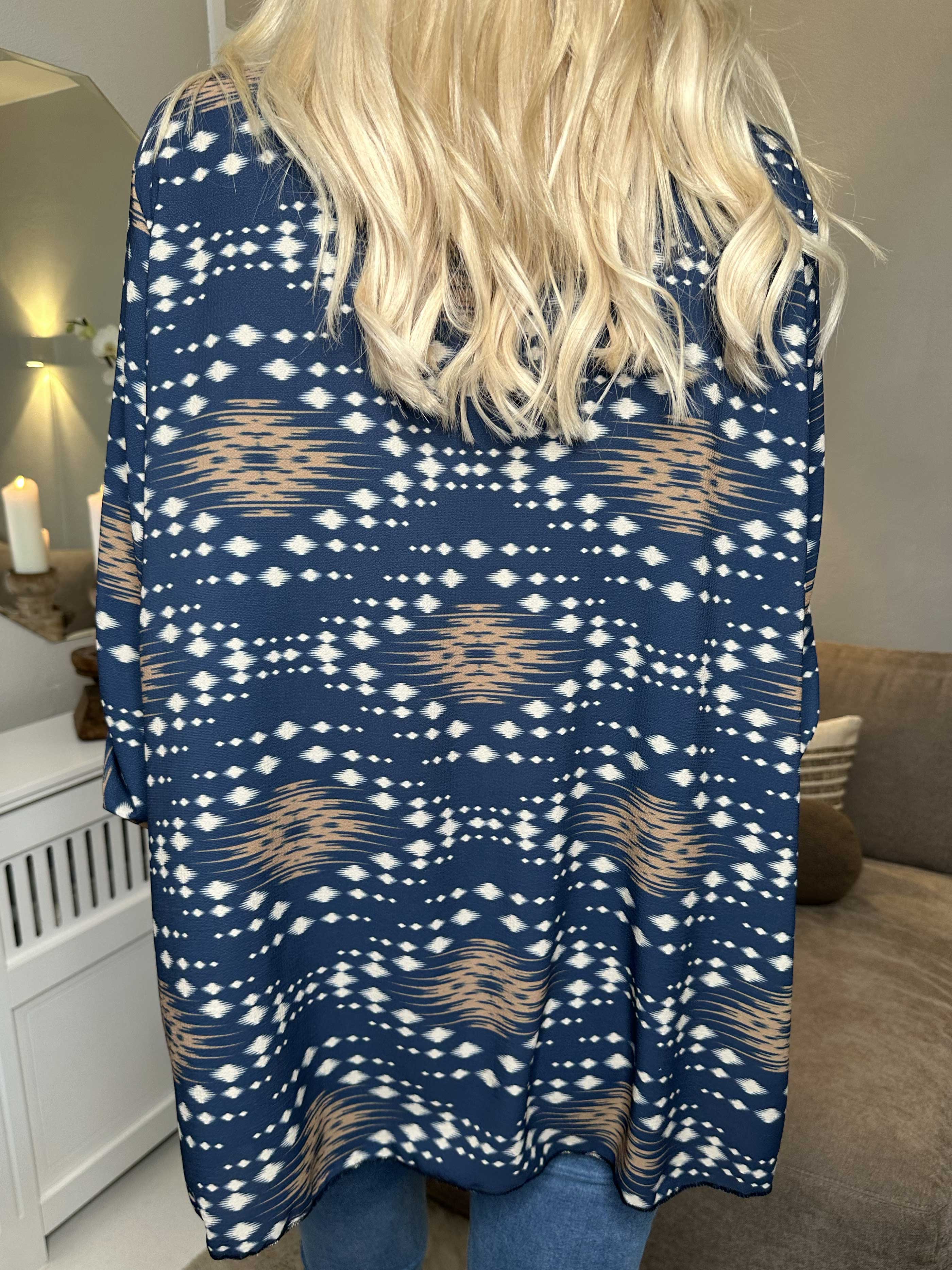 Claudia Pattern - Tunika med print og lynlås