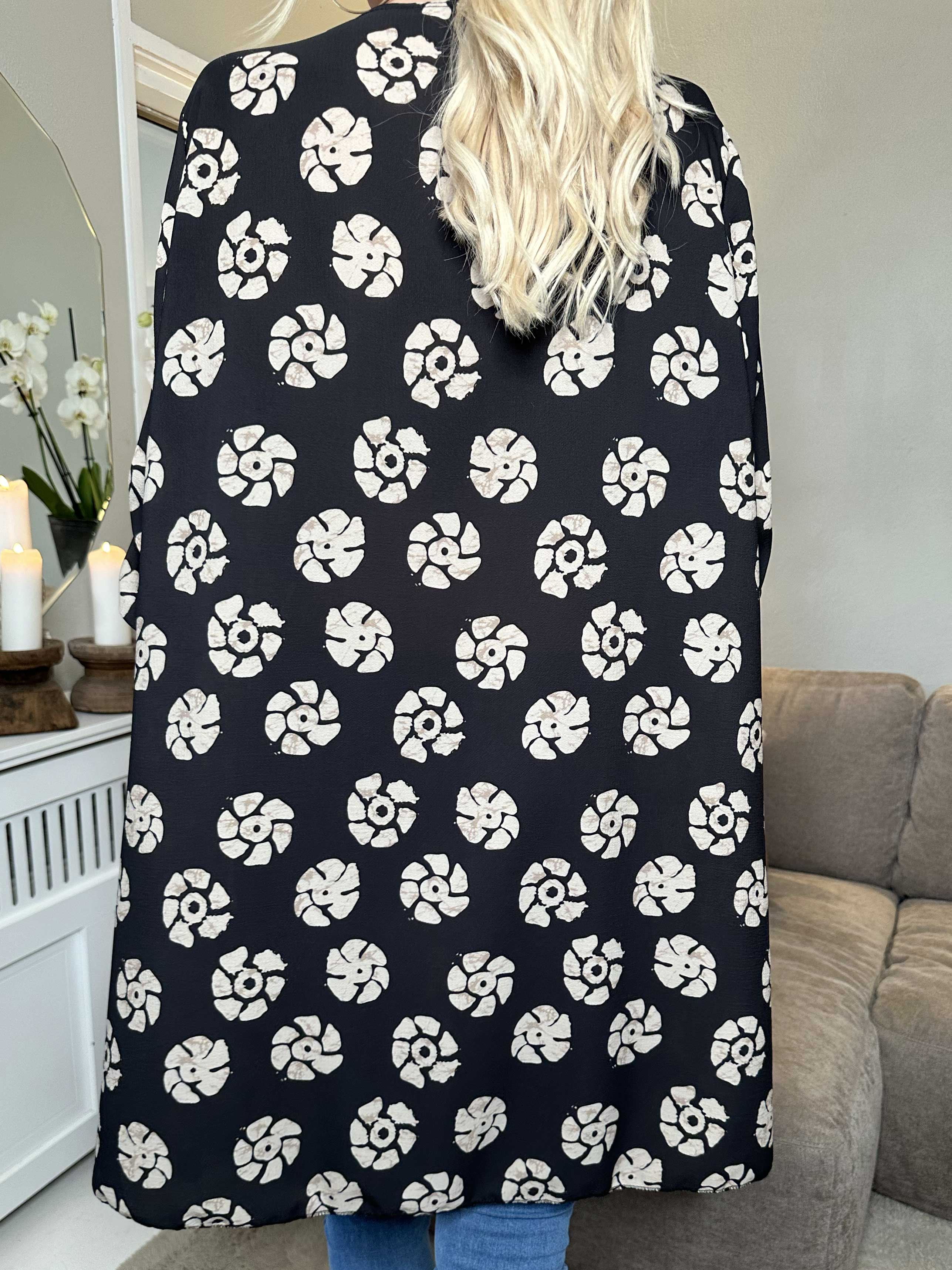 Claudia Print Dress - Tunikakjole med print og lynlås