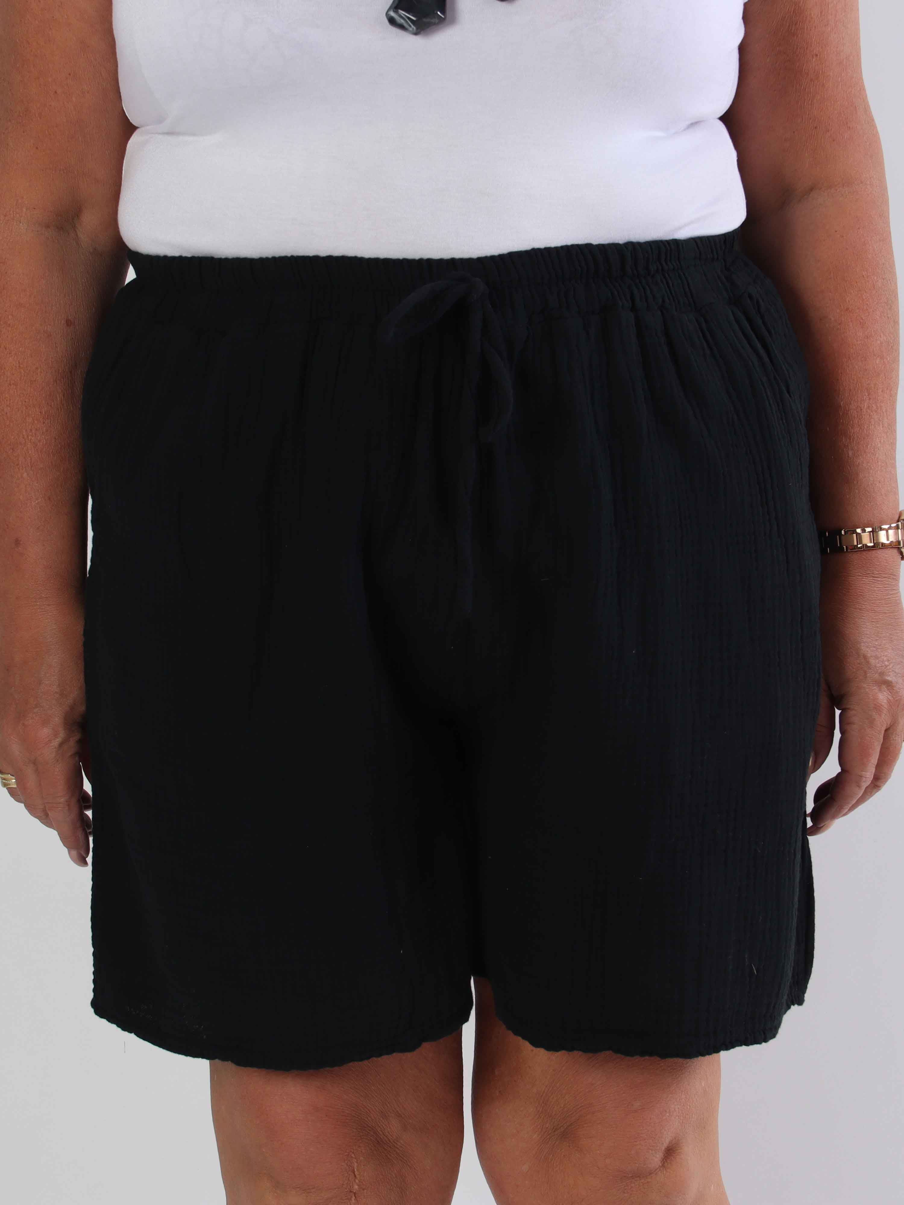 Delia - Bløde plus size shorts i bomuld