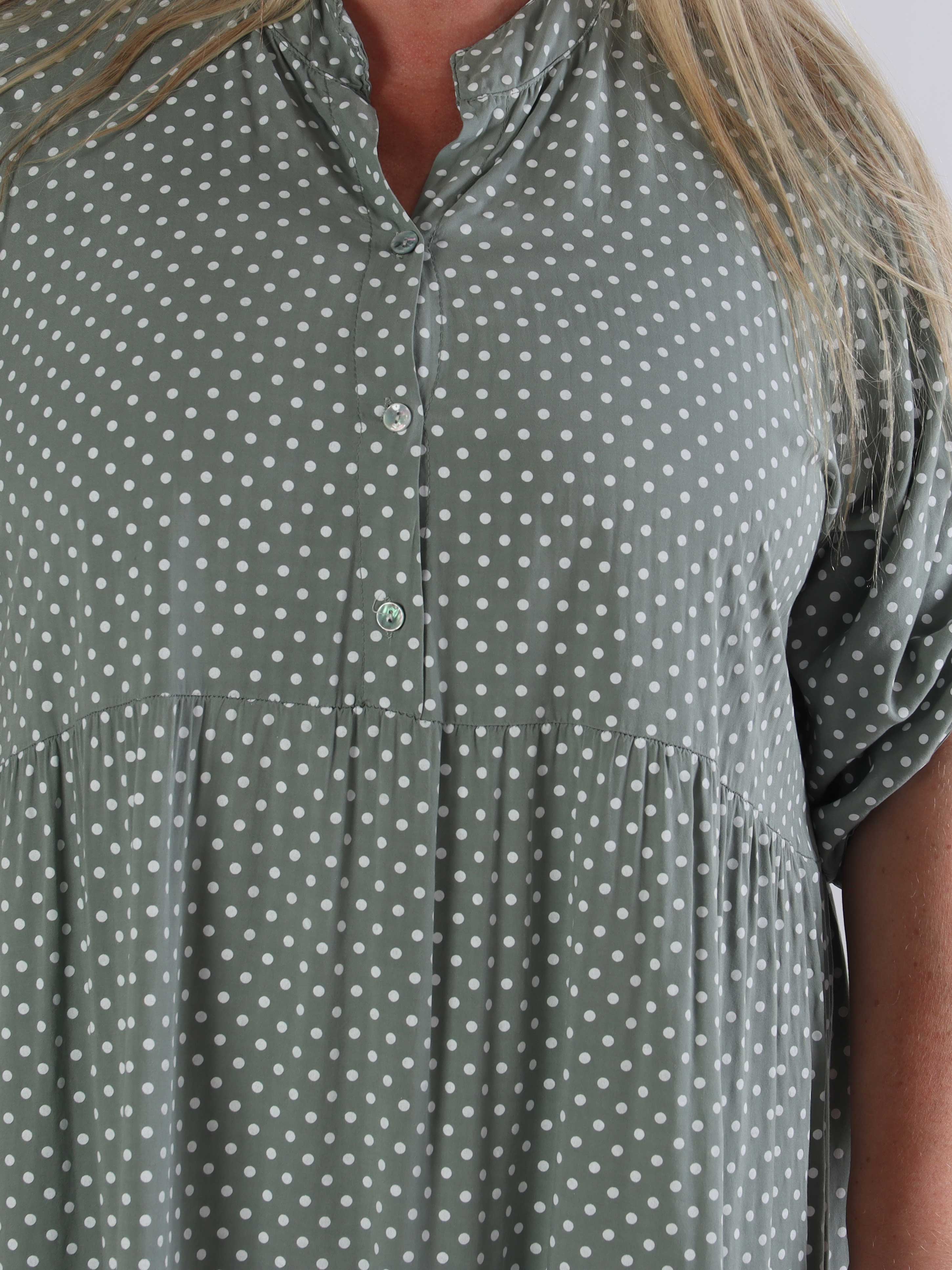 Dotti - Plus size kjole med lag på lag look i viskose