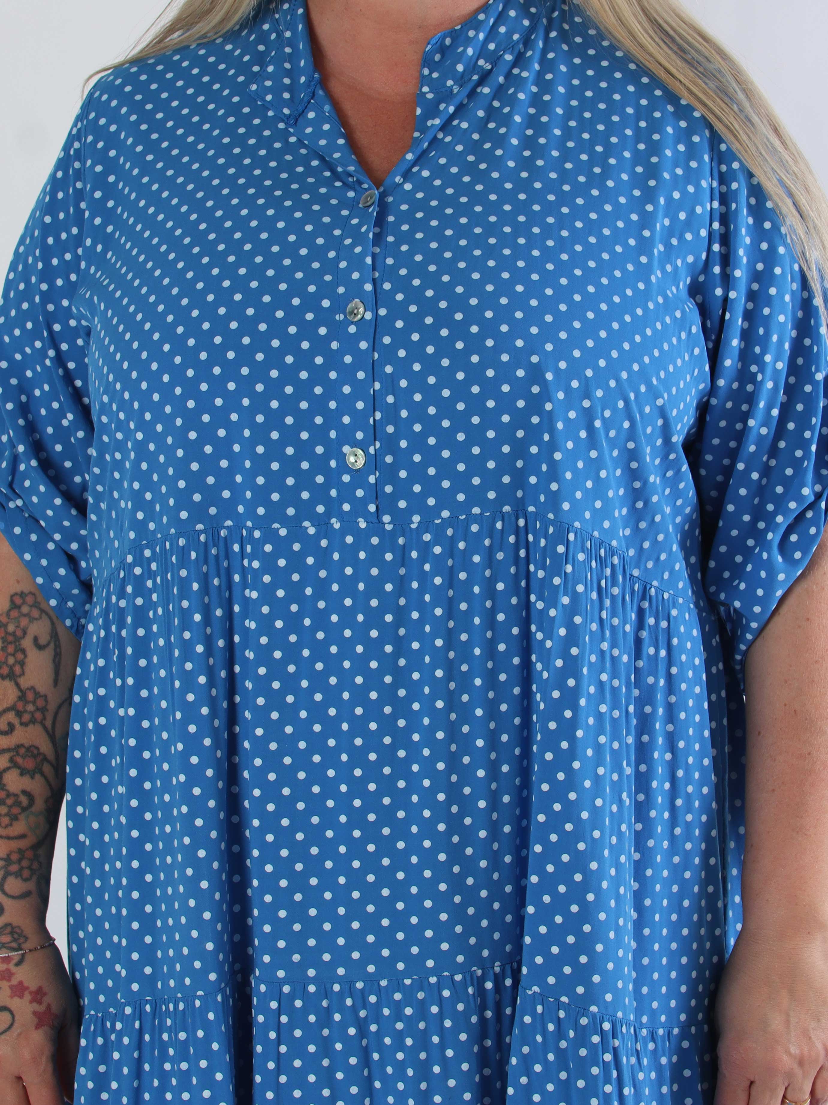 Dotti - Plus size kjole med lag på lag look i viskose