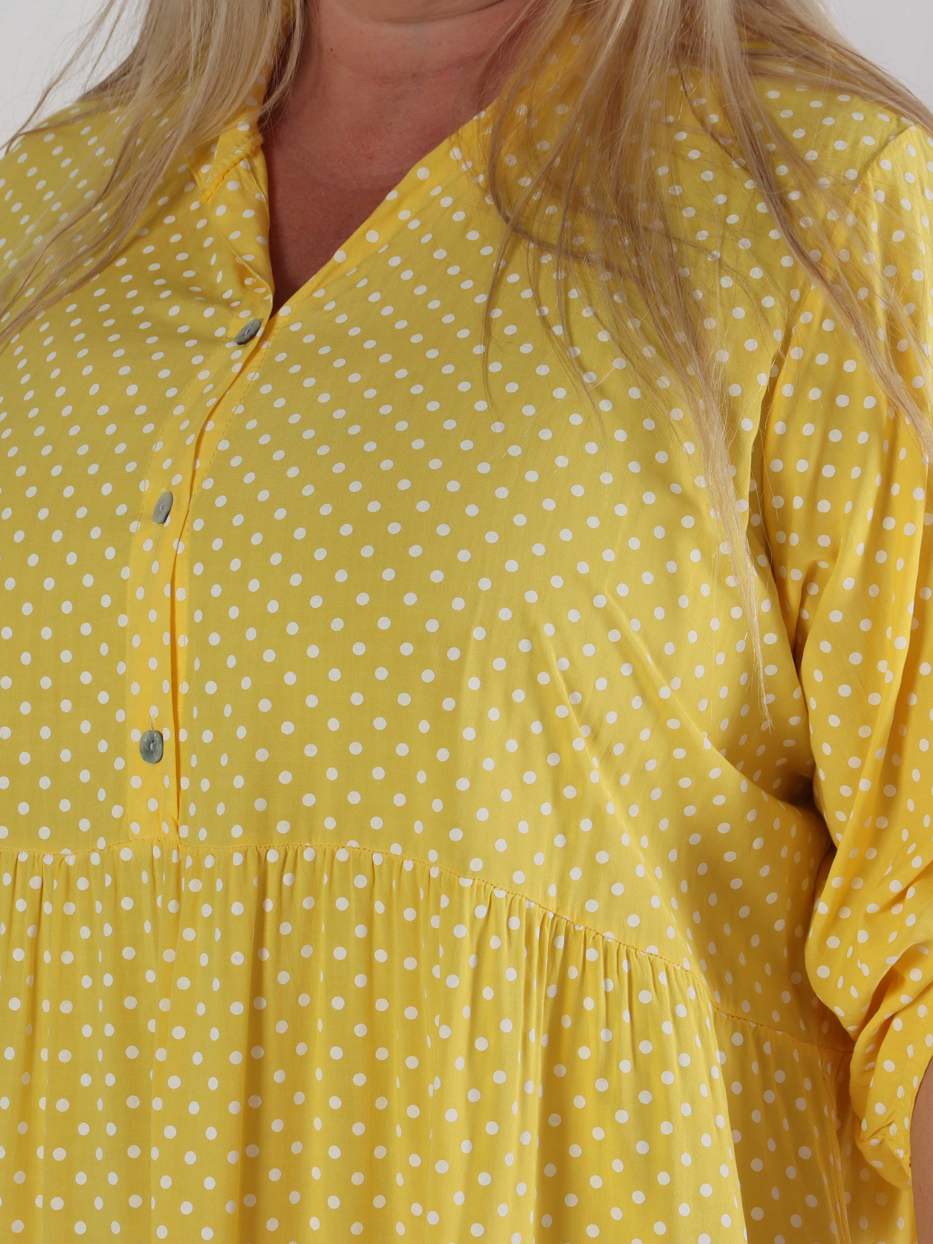 Dotti - Plus size kjole med lag på lag look i viskose