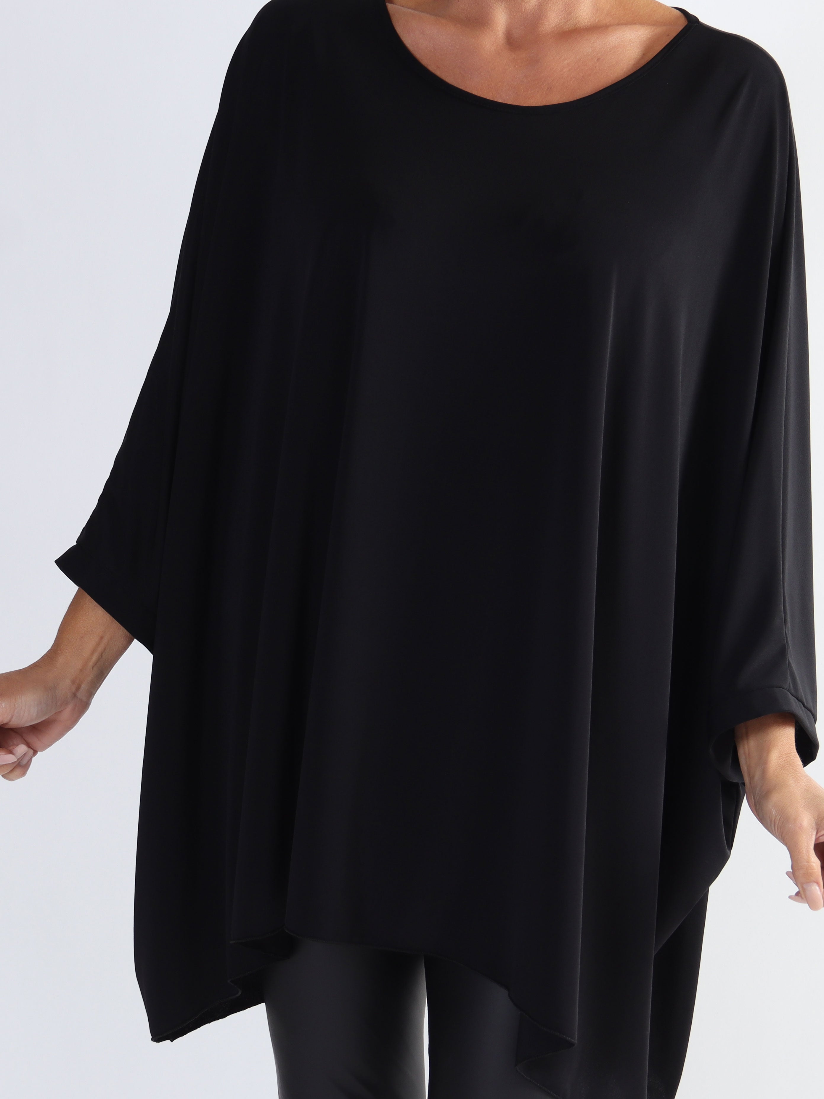 Estella - Plus size tunika med flagermusærmer