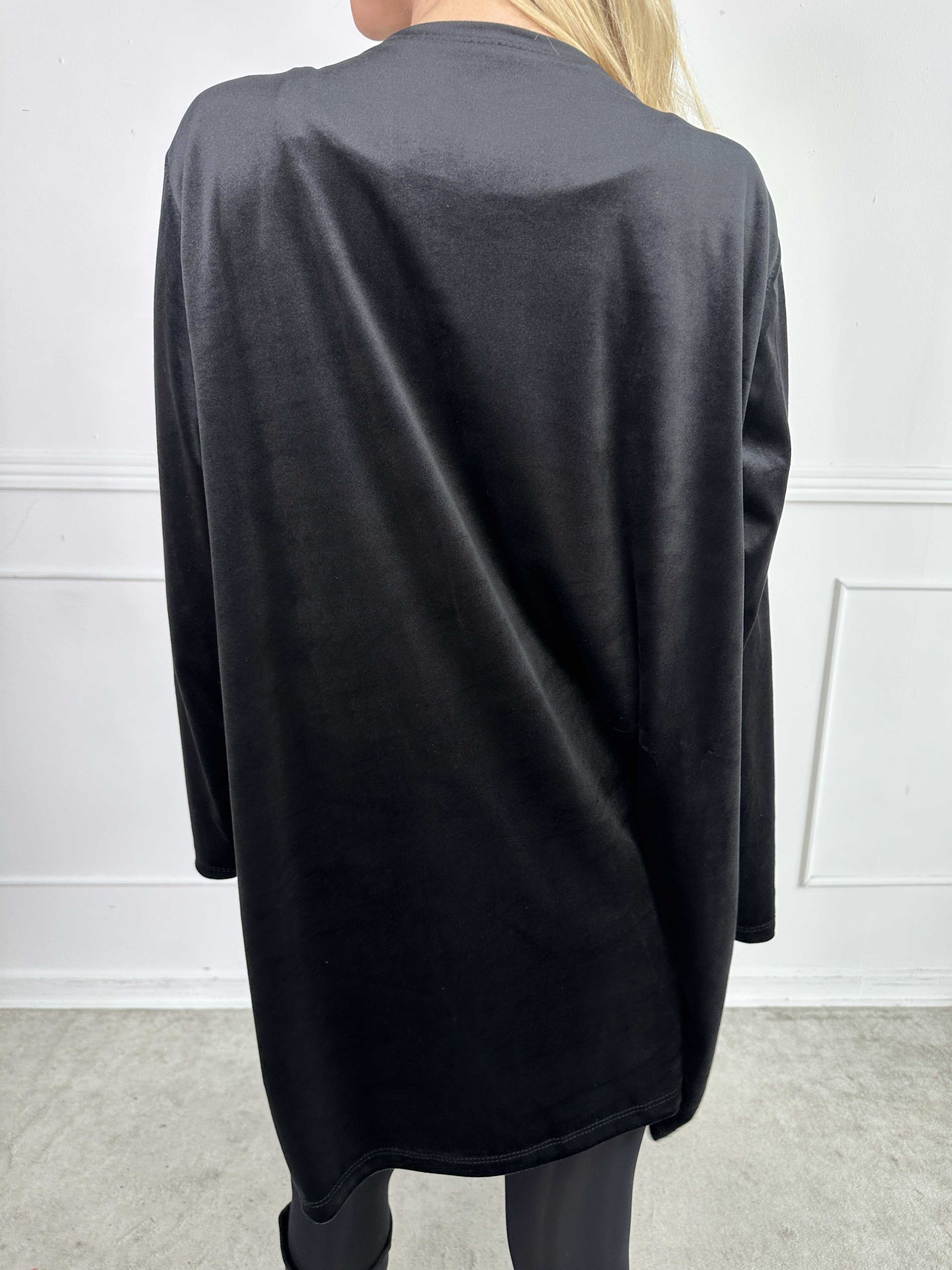 Eumonia - Blød tunikakjole med pailletter