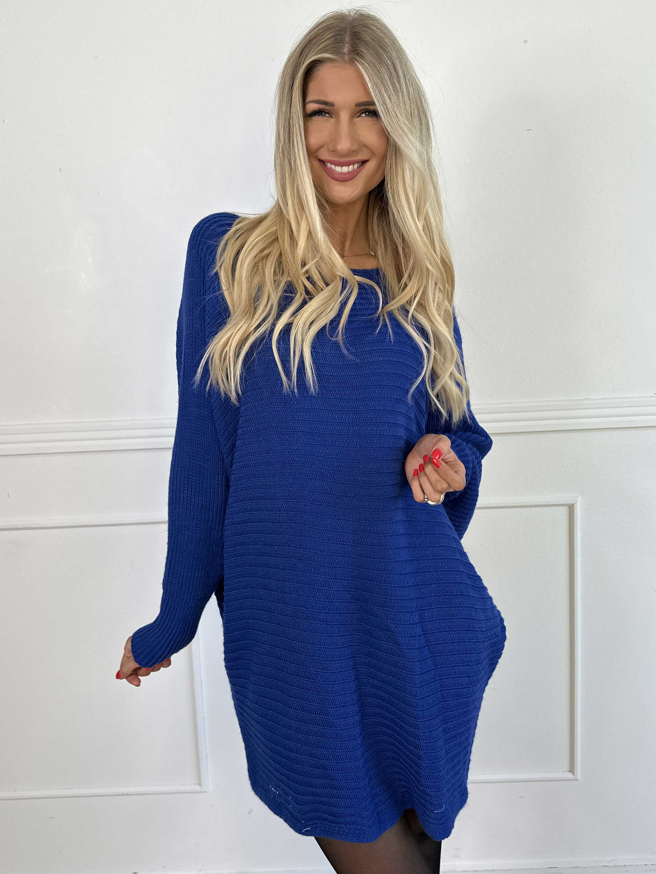 Gabbi - Oversized strik med flagermusærmer