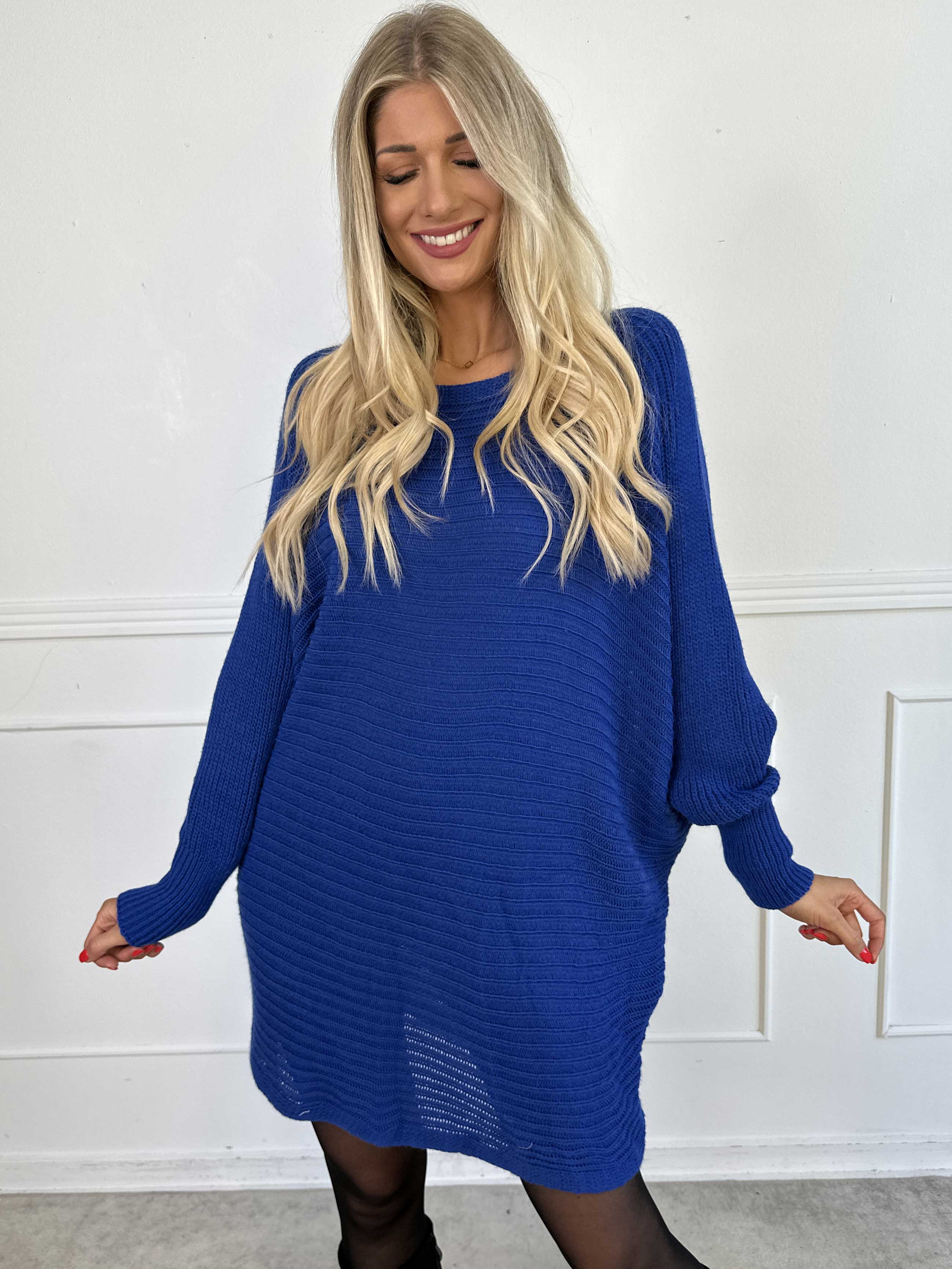 Gabbi - Oversized strik med flagermusærmer