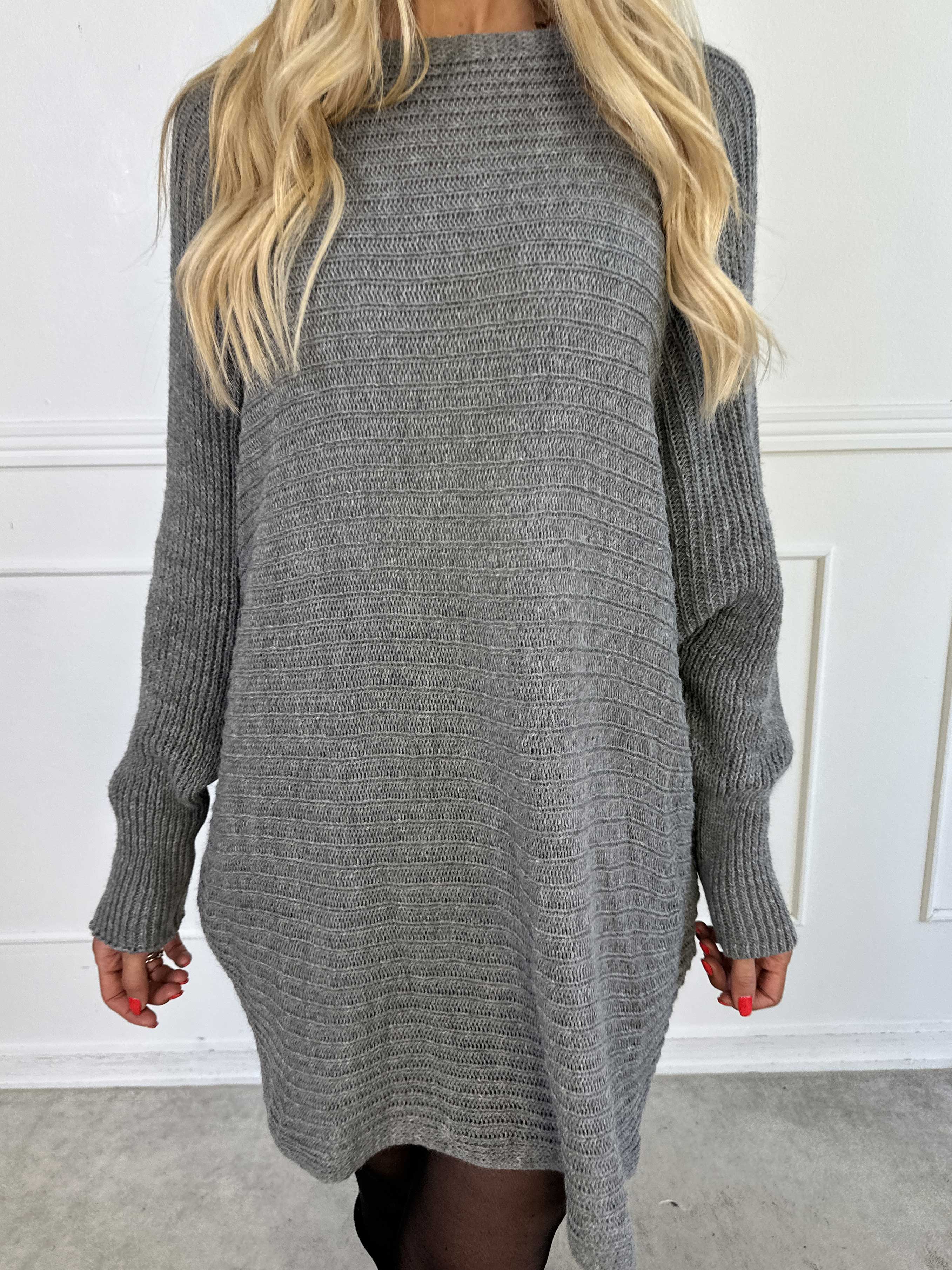 Gabbi - Oversized strik med flagermusærmer