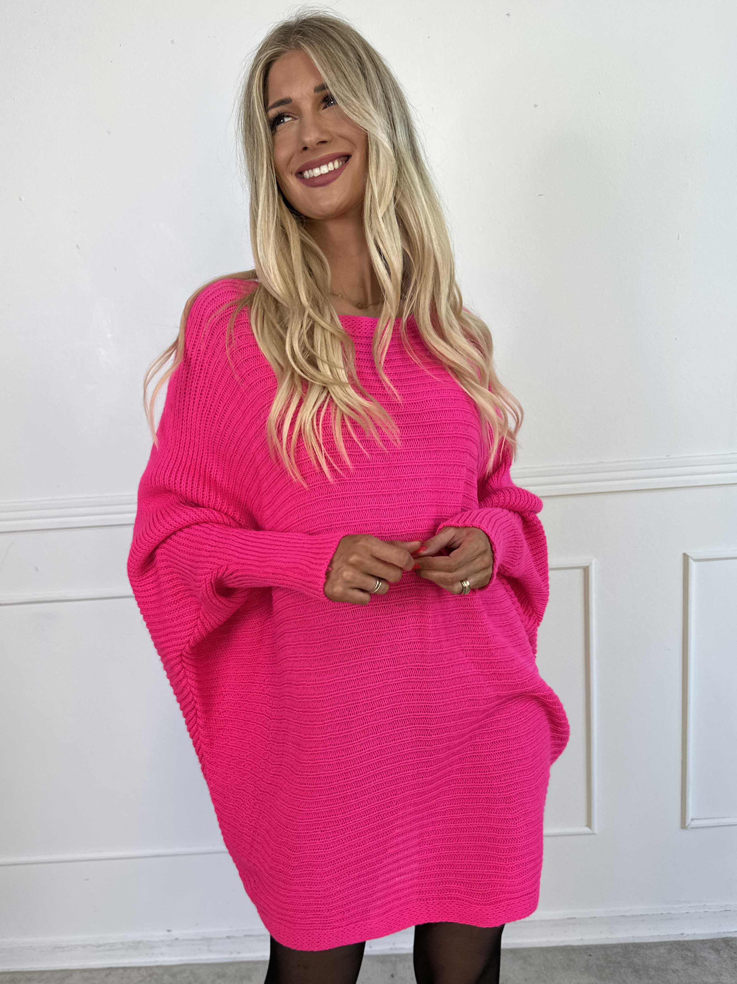 Gabbi - Oversized strik med flagermusærmer