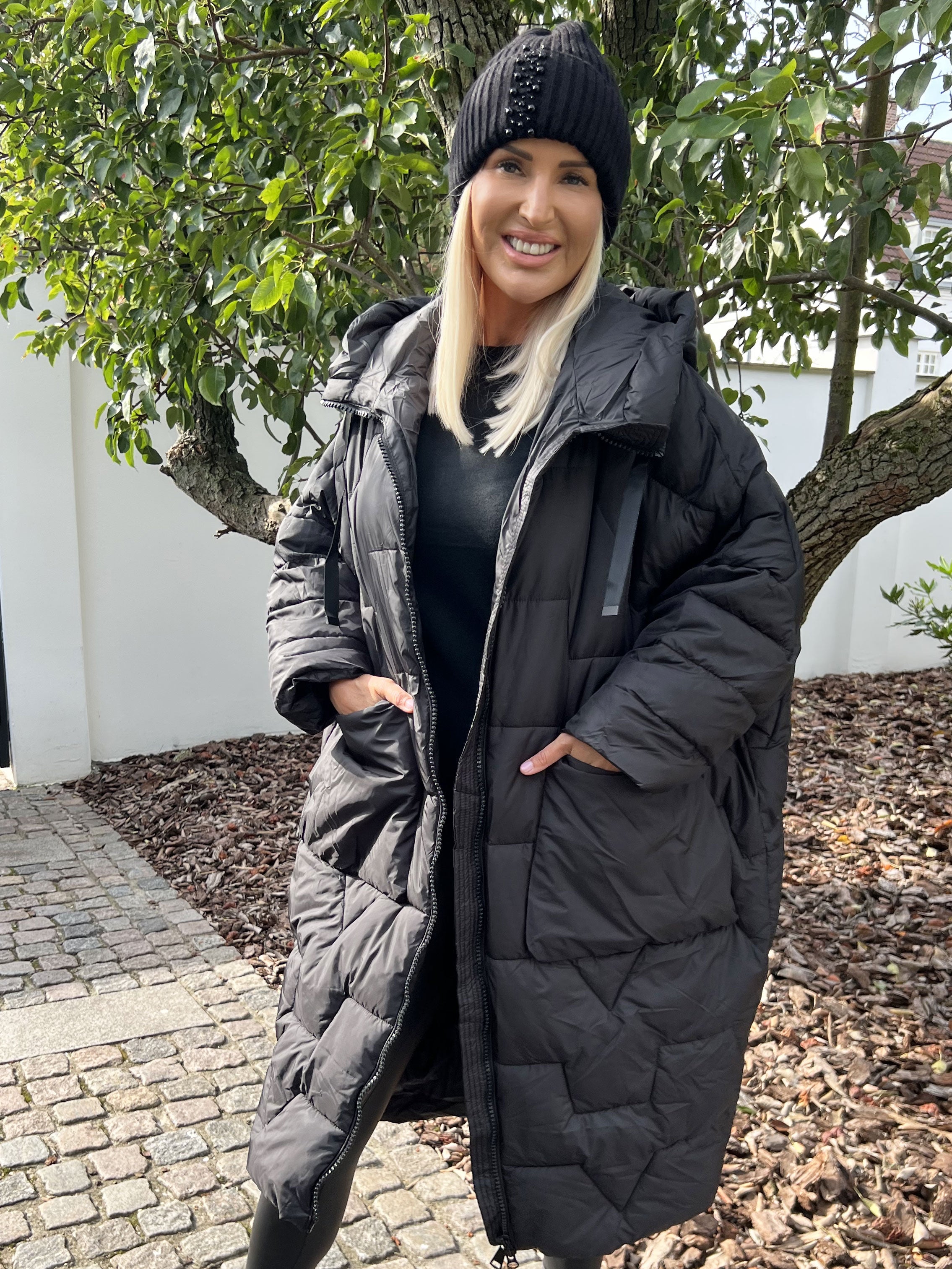 Gabriela - Dynejakke i oversized pasform