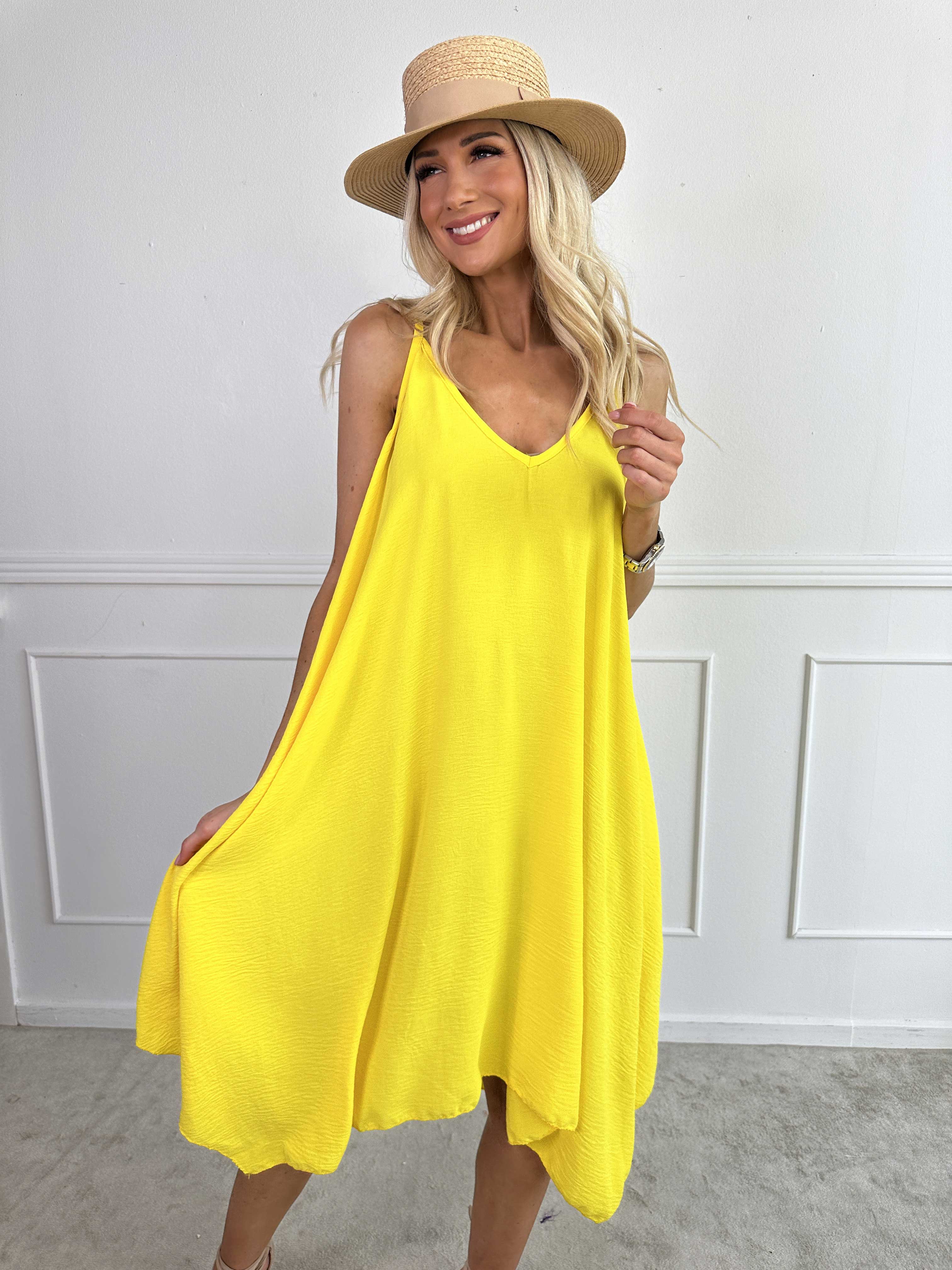 Galadriel - Sød let stropkjole i viskose