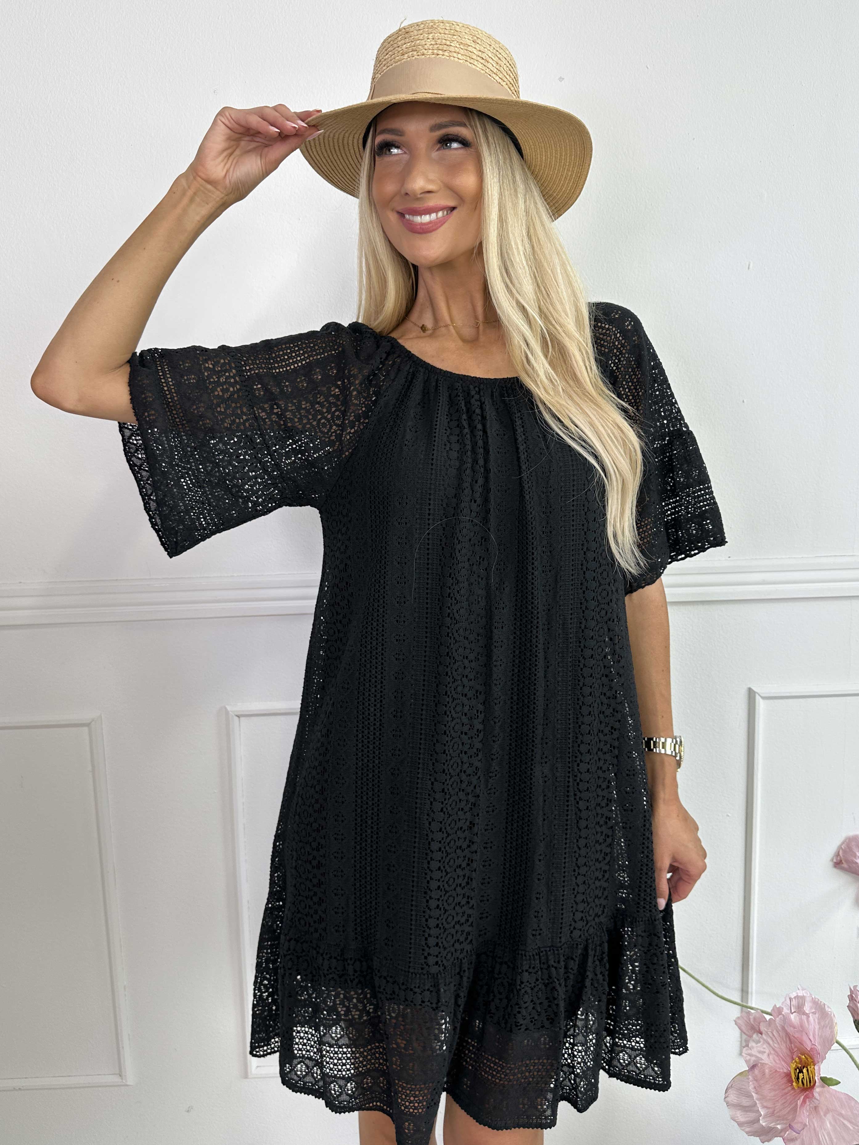 Galateia Sleeves - Kjole i blød blonde i bomuld