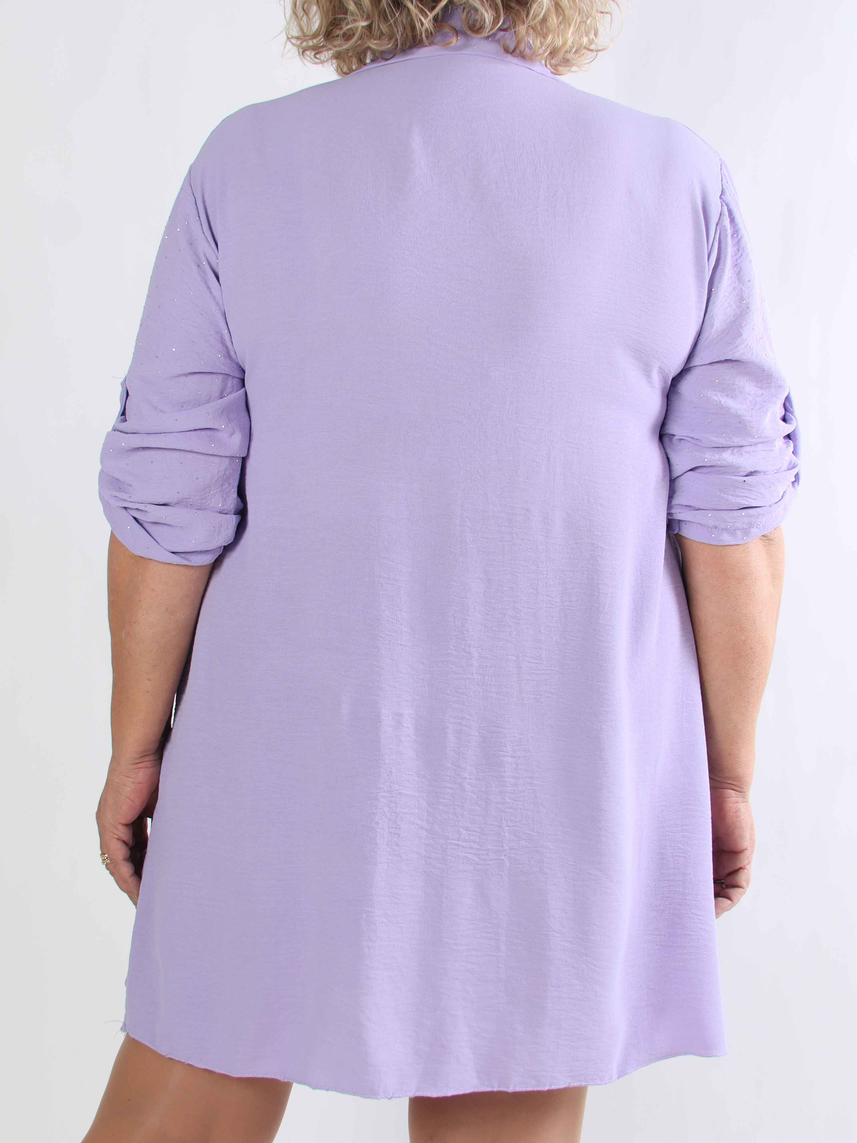 Gissele - Sød plus size kjole i viskose med fine similisten